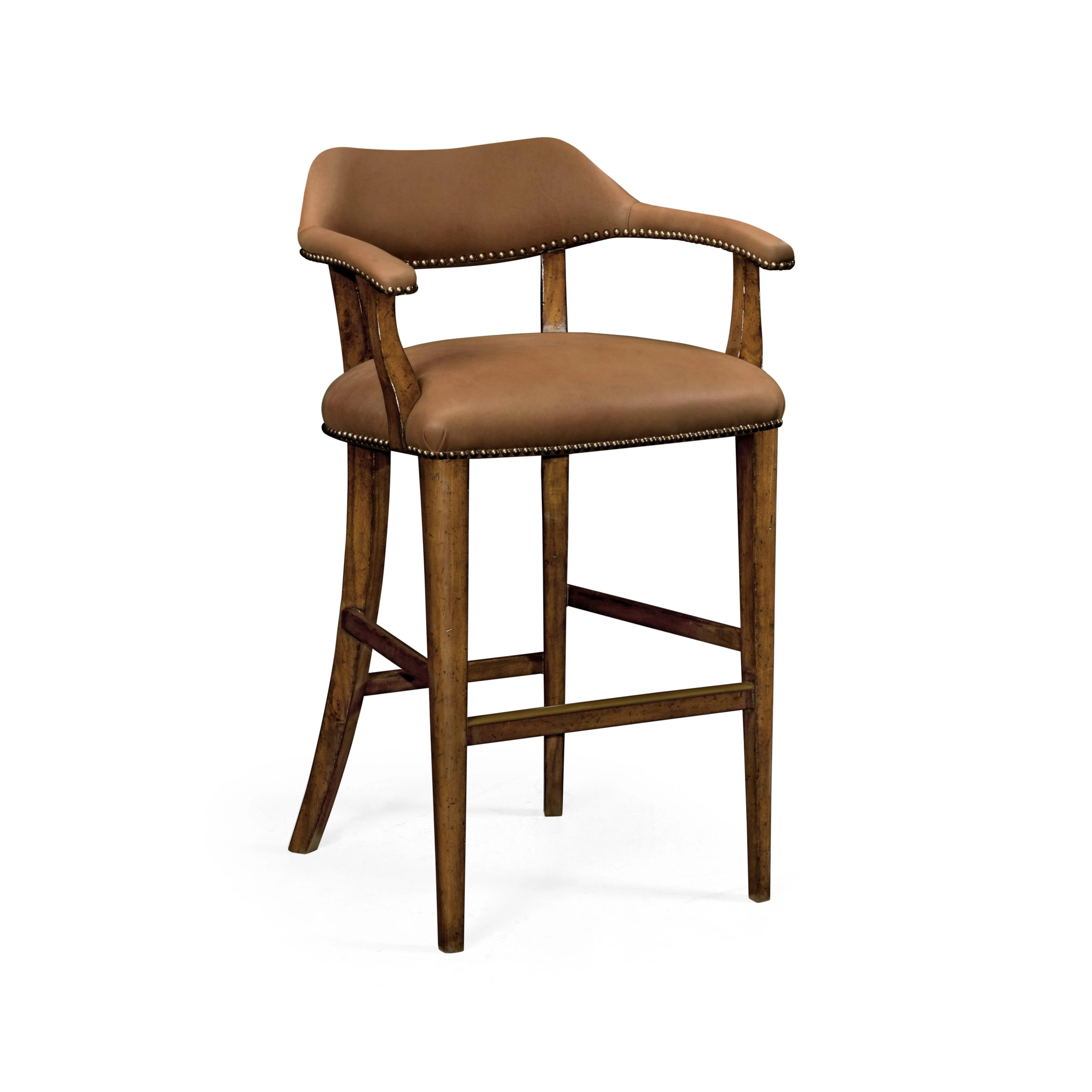 Windsor Walnut Library Bar Stool - Remutear