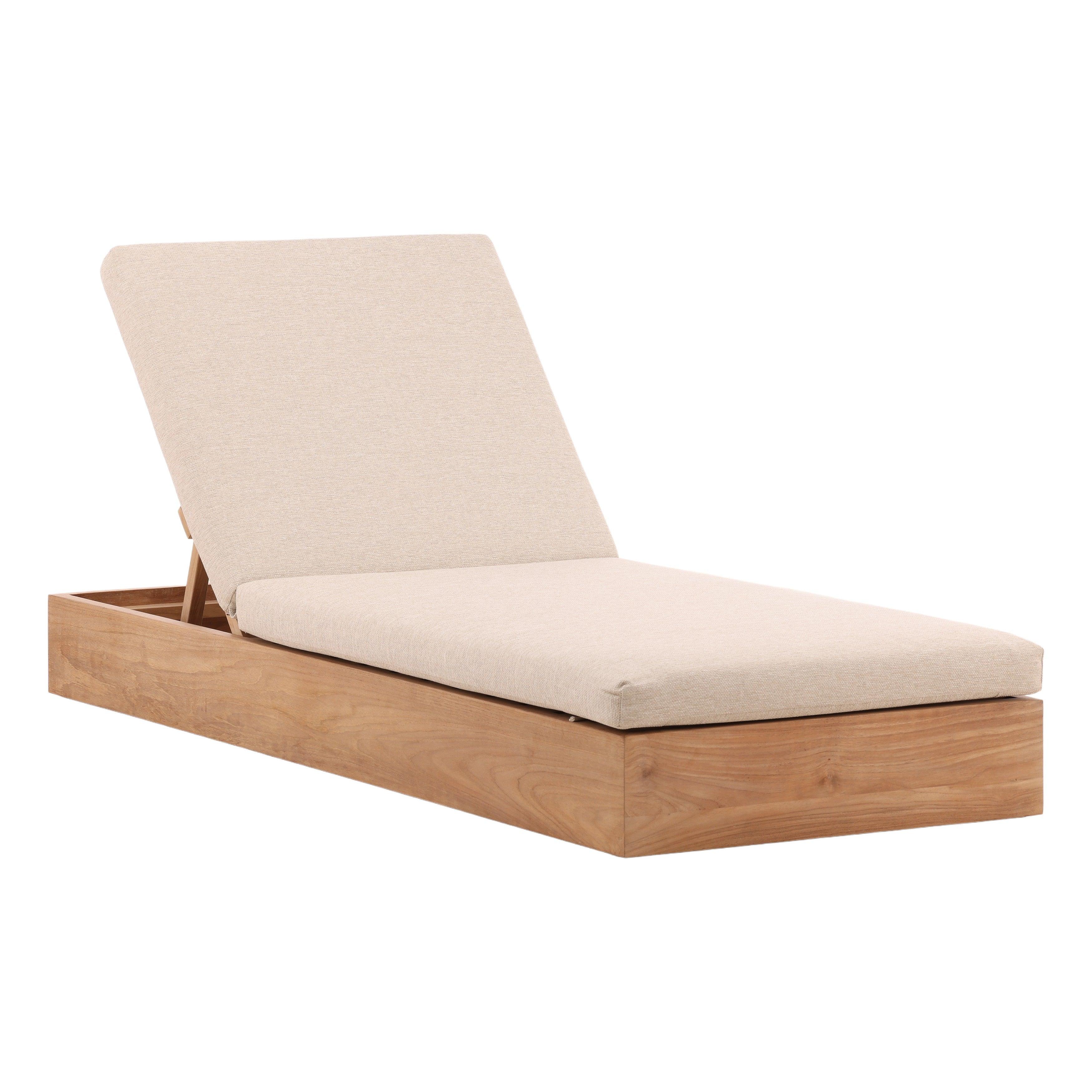 Darleen Outdoor Chaise Sand - Remutear