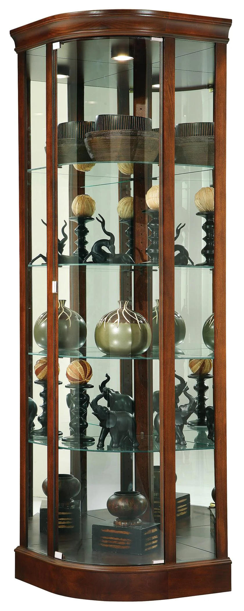 Marlowe Corner Curio Cabinet - Remutear