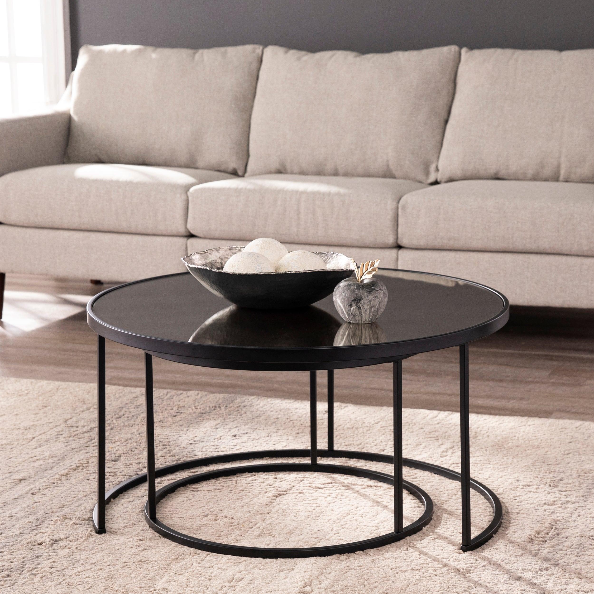 Downham Nesting Coffee Tables - 2pc Set - Remutear
