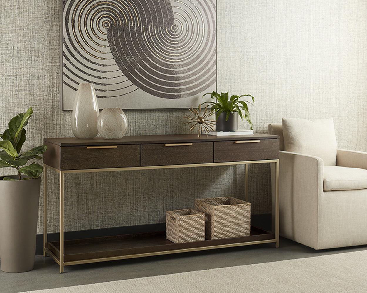 Rebel Console Table With Drawers - Remutear