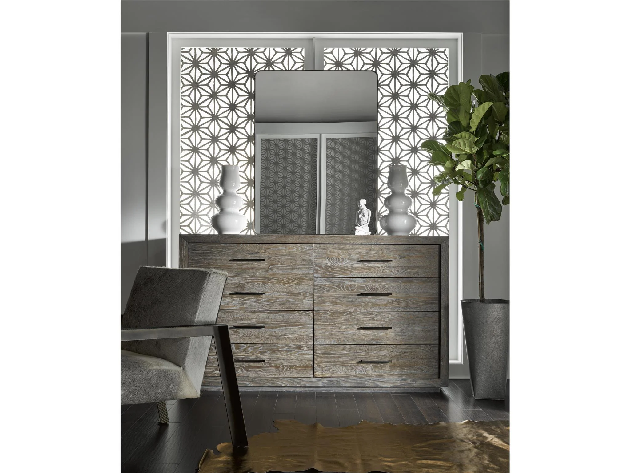Modern Rectangle Accent Mirror - Remutear