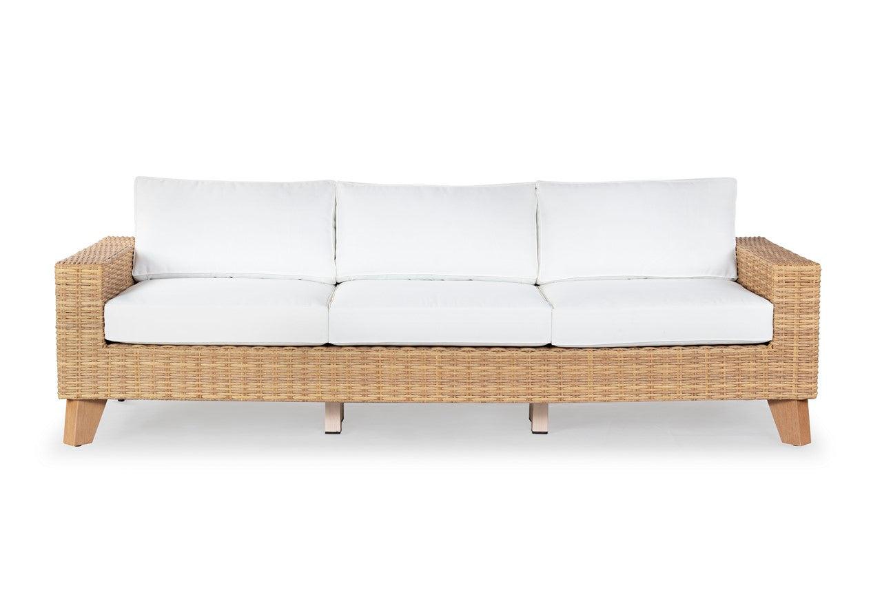 MARGARITA WICKER PATIO SOFA - Remutear