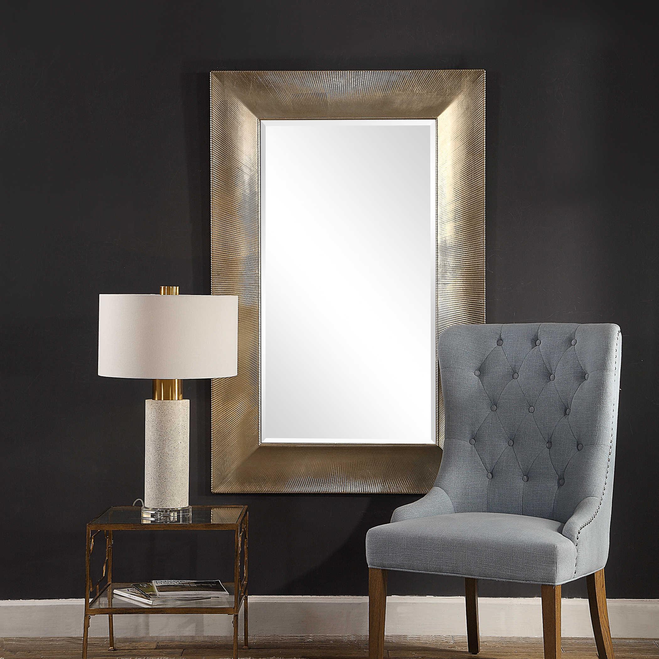 VALENTON LARGE CHAMPAGNE MIRROR - Remutear
