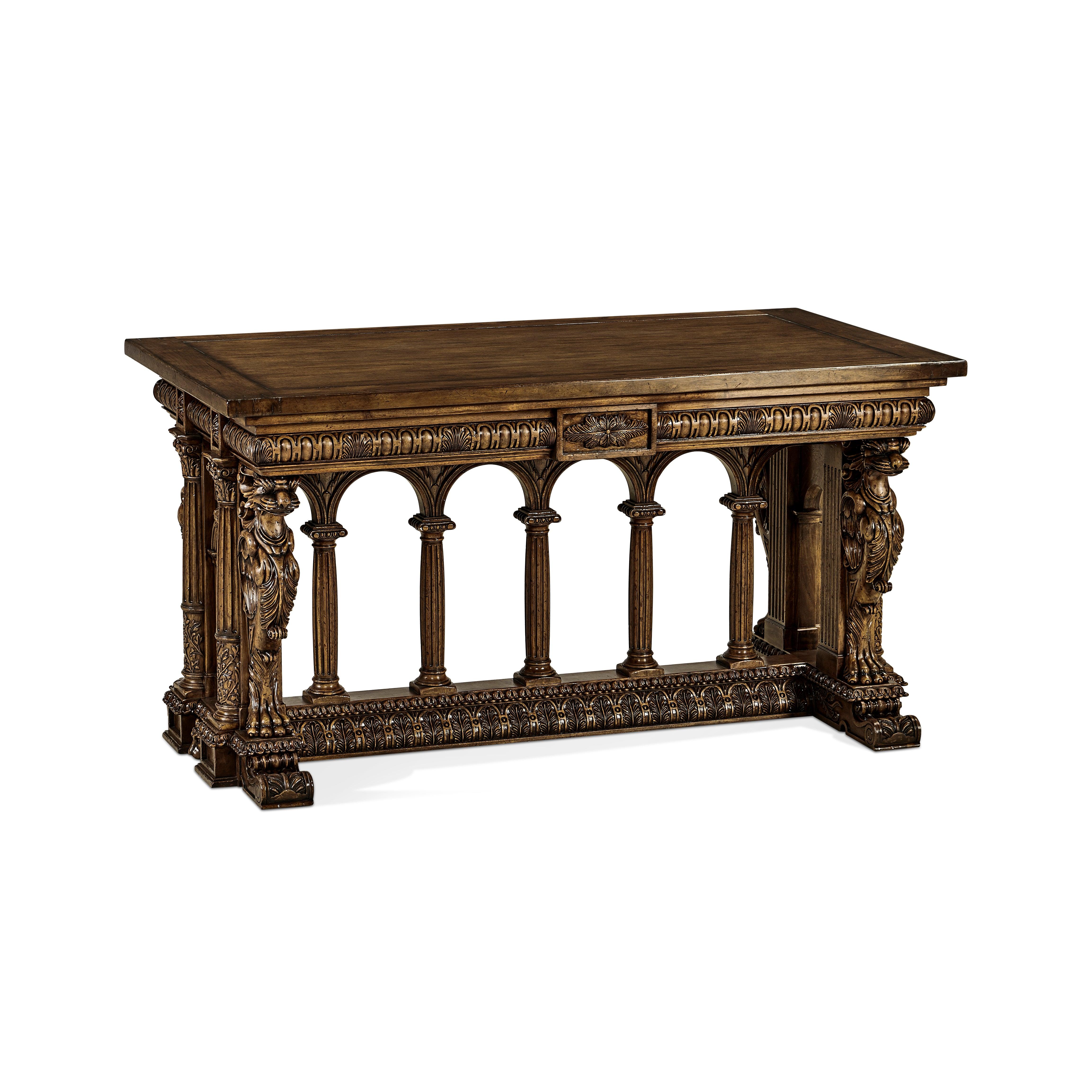 Tribeca French Renaissance Style Library Table - Remutear