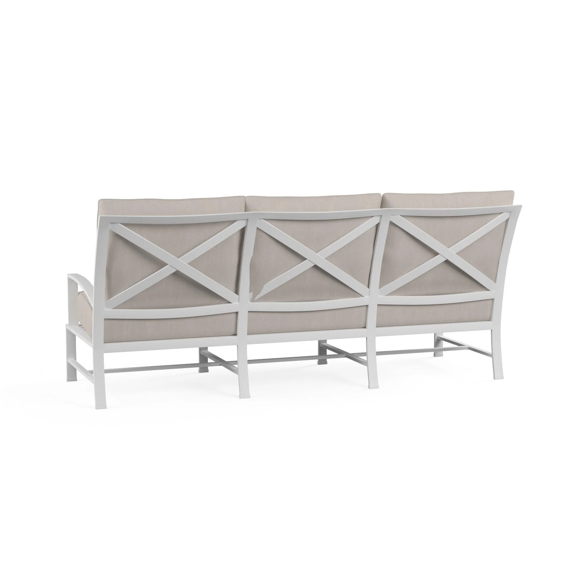 Bristol Sofa in Canvas Flax w/ Self Welt - Remutear