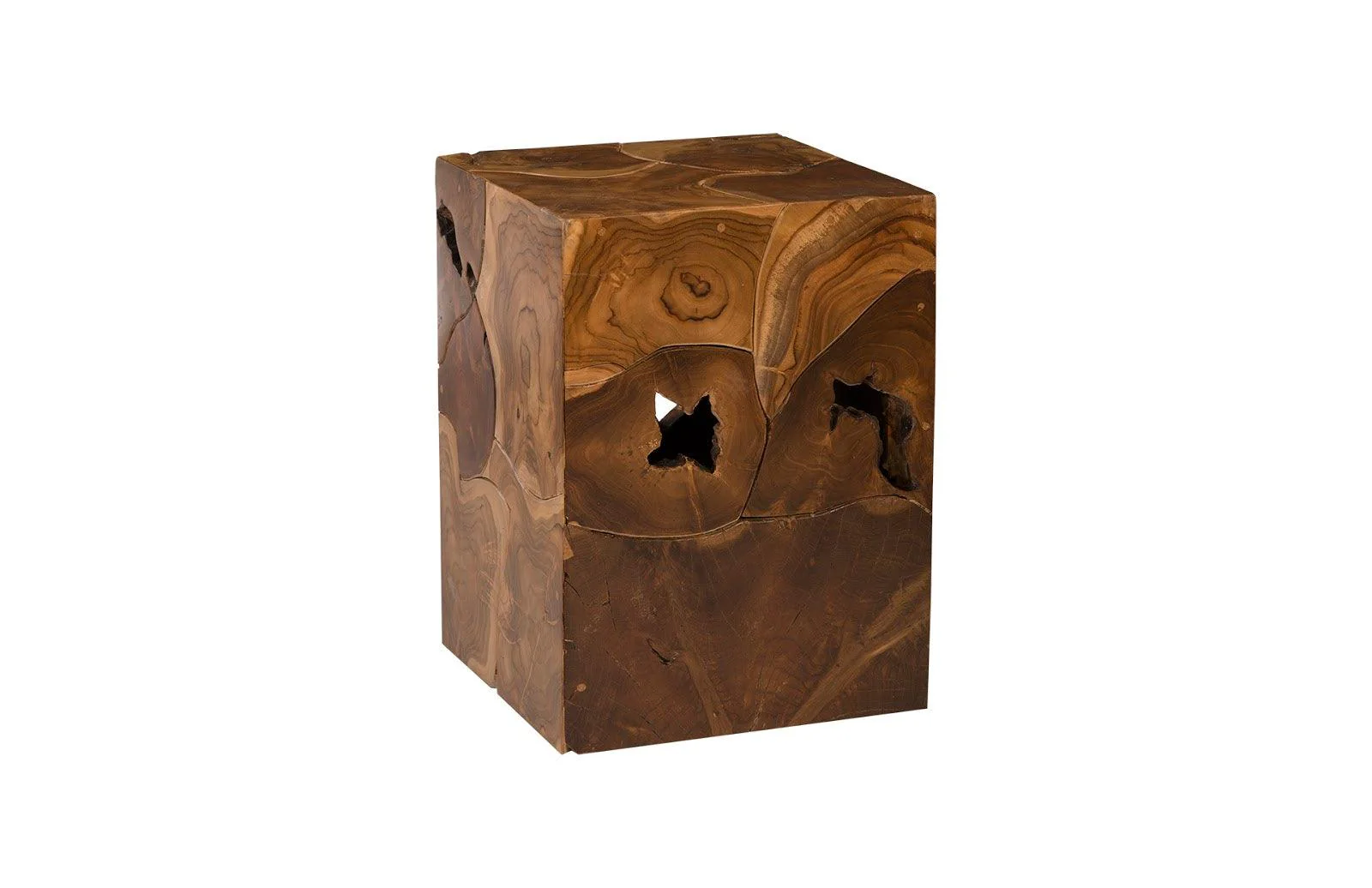 Teak Slice Side Table - Remutear