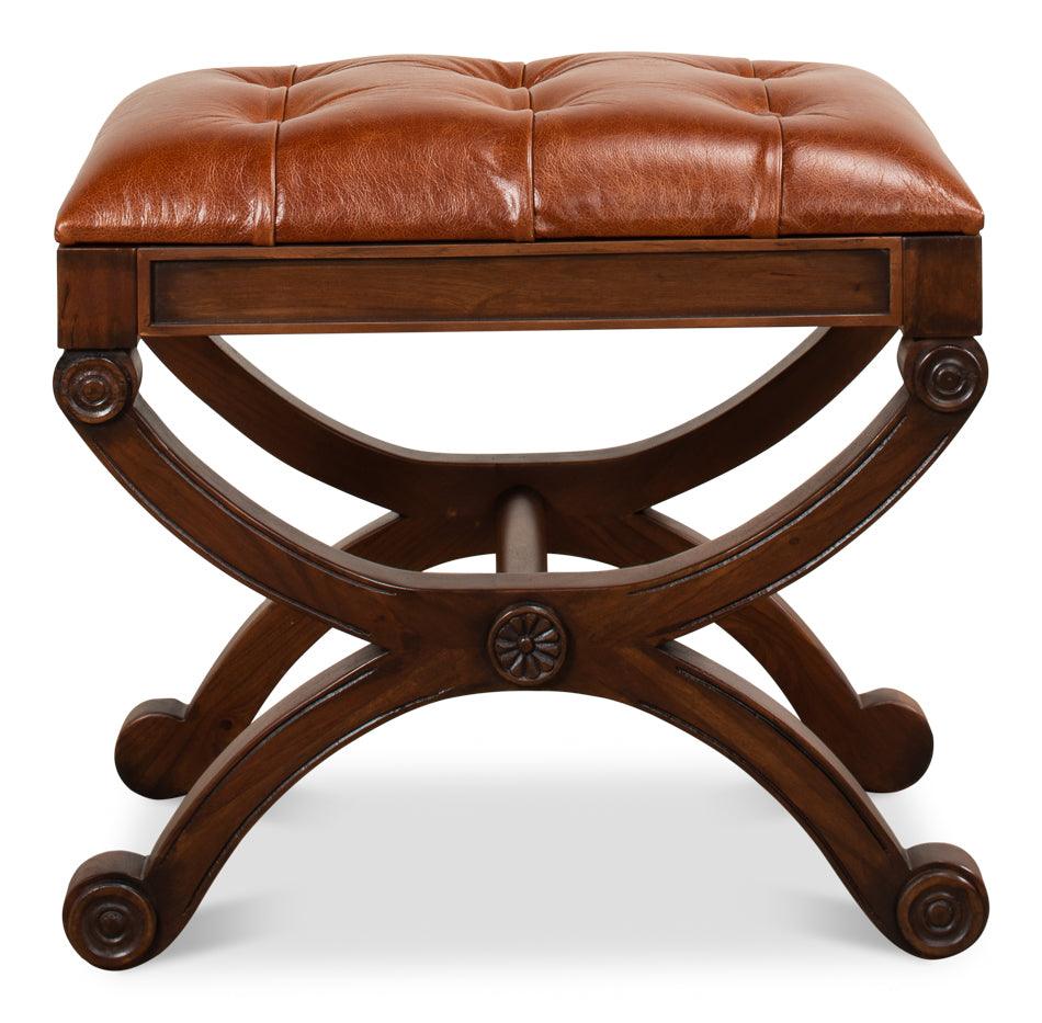 Empire Stool W/Leather - Remutear