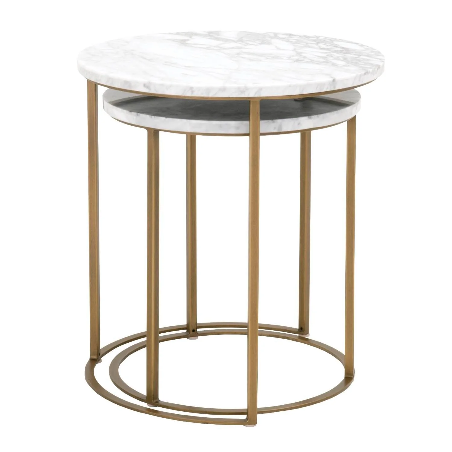 Carrera Round Nesting Accent Table - Remutear