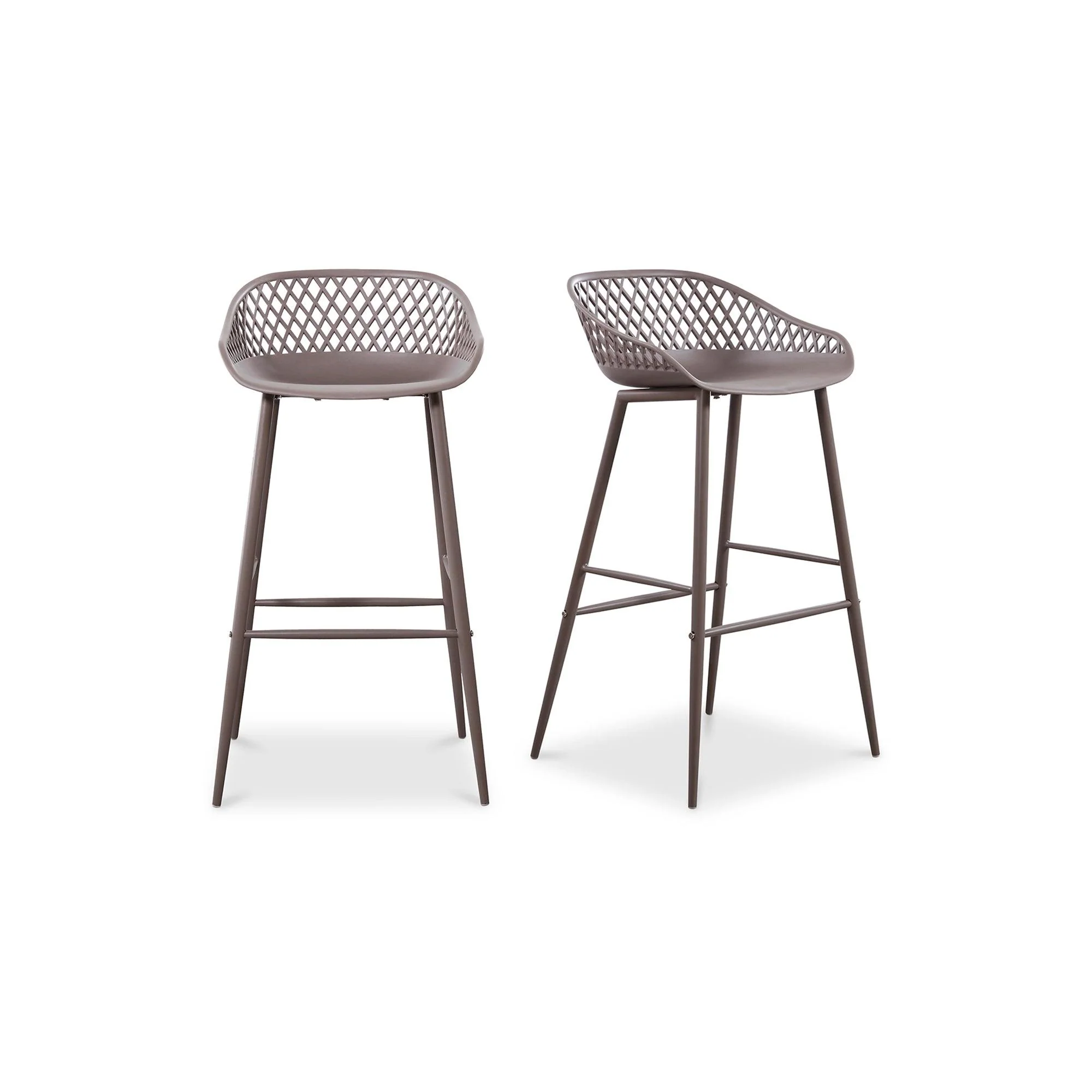 Piazza Outdoor Barstool Grey - Set Of Two - Remutear