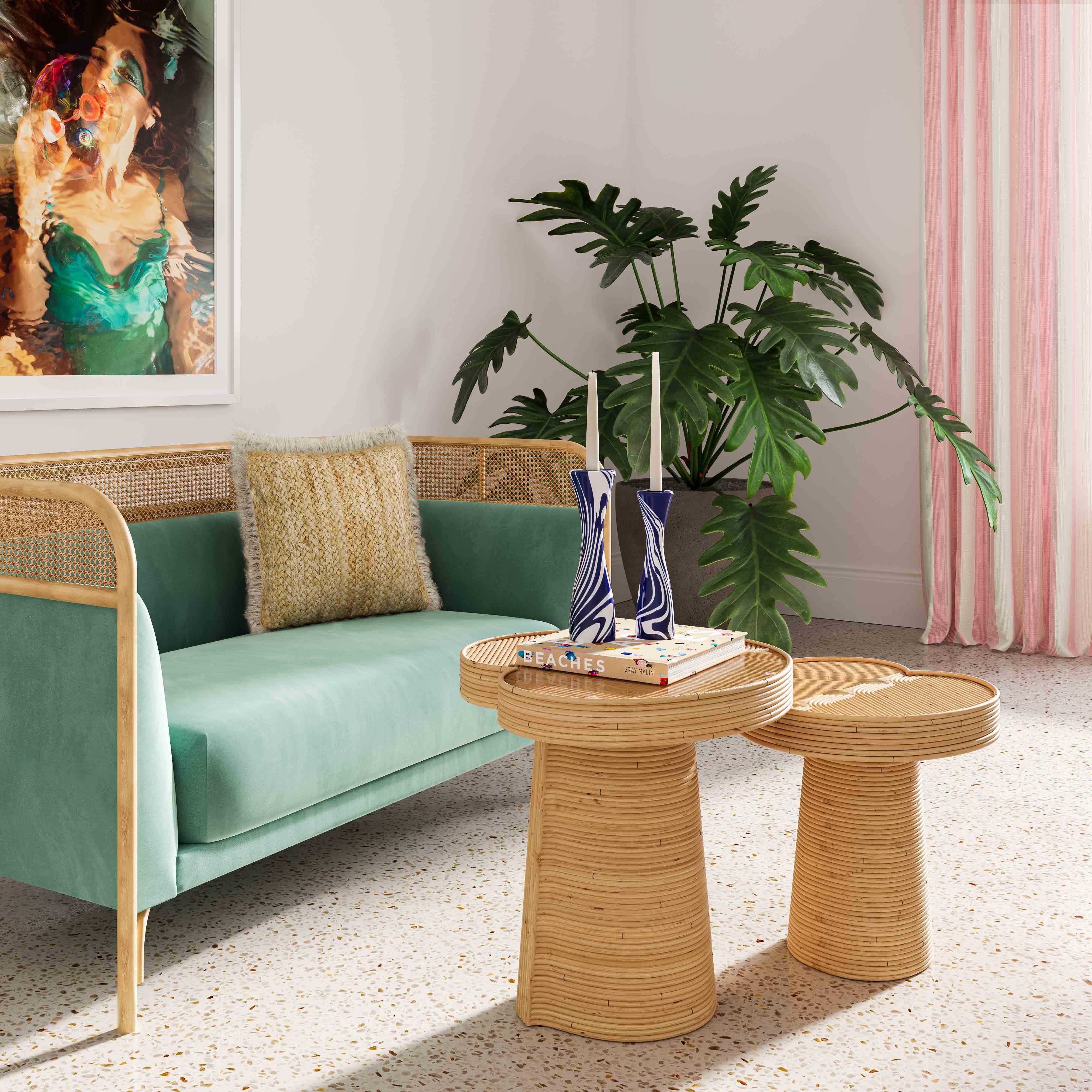 Felicia Short Lilypad Side Table - Remutear
