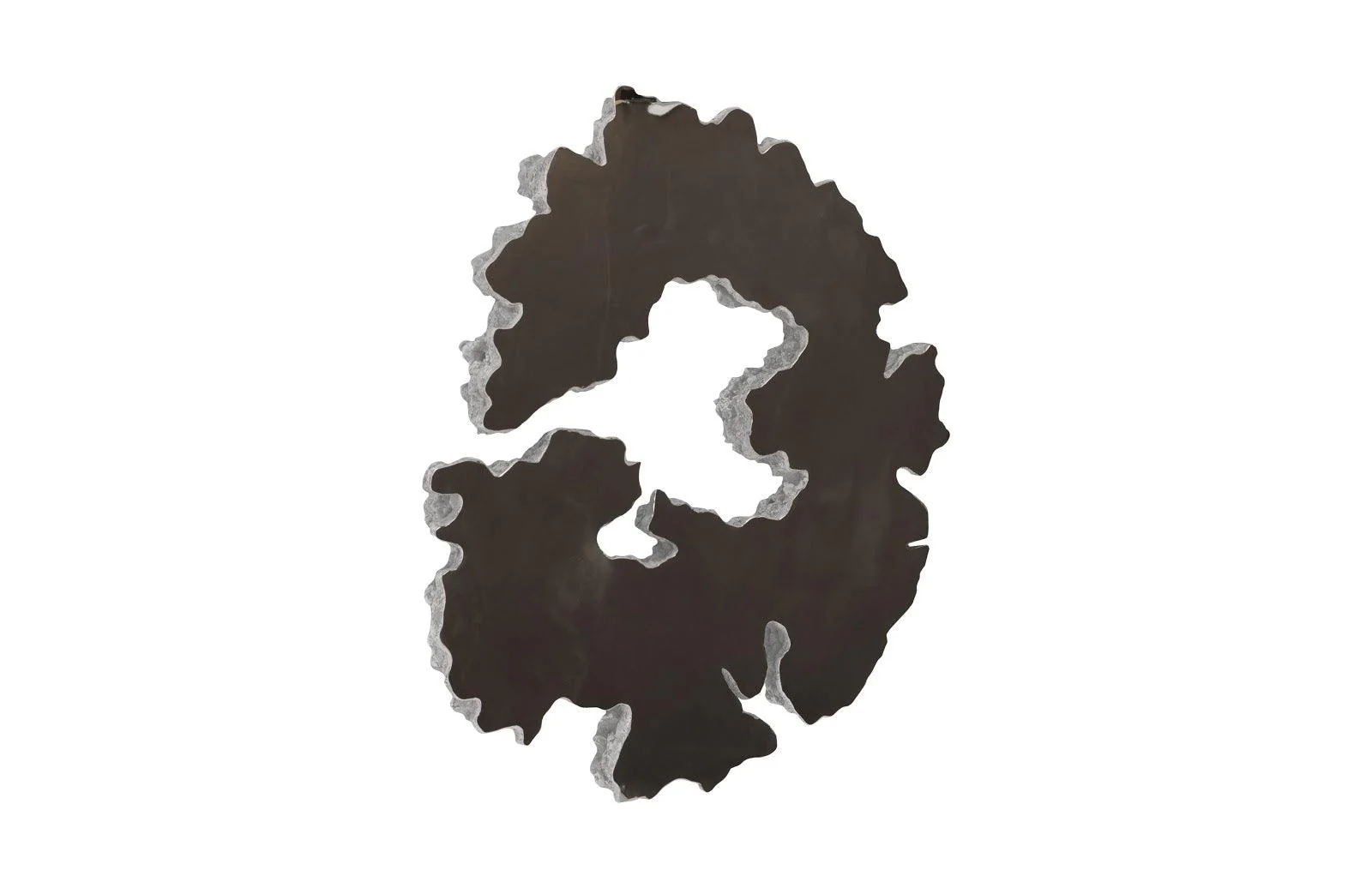 Lava Slice Wall Art, Resin, Stainless Steel, LG - Remutear