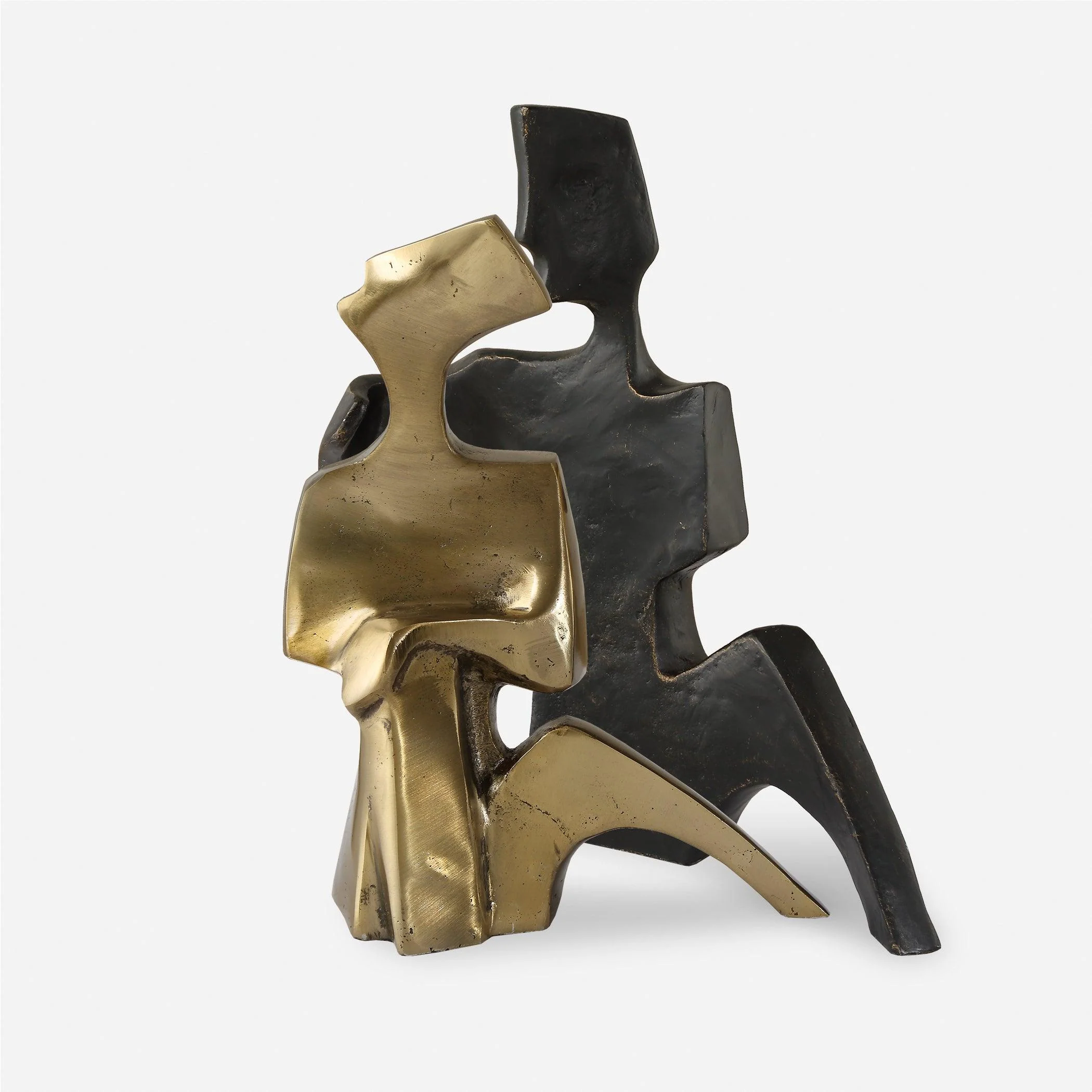 Affection Bronze Gold Sculpture, S/2 - Remutear