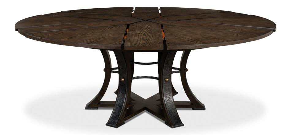 Tower Jupe Dining Table - Lg Artisan Grey - Remutear