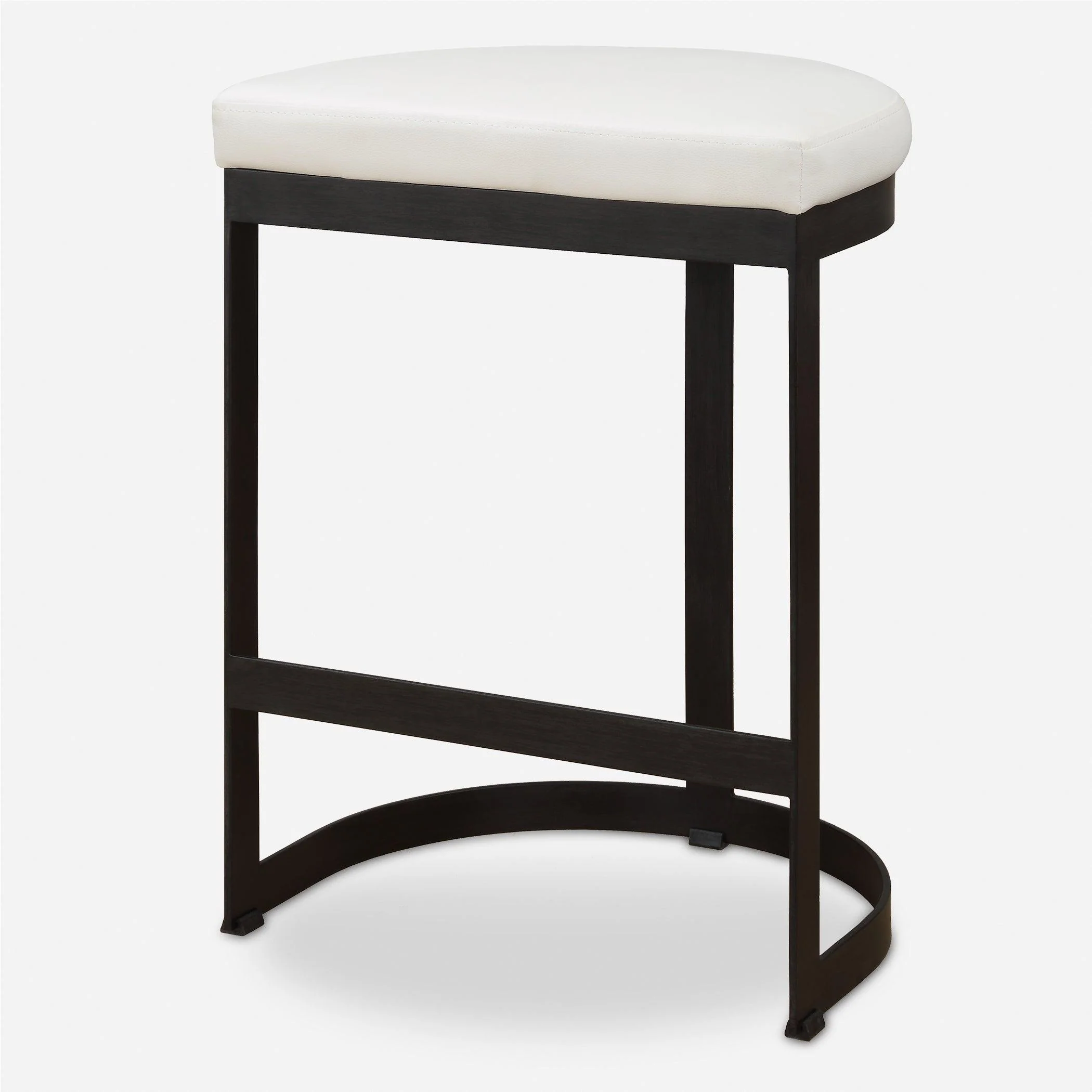Ivanna White Counter Stool - Remutear