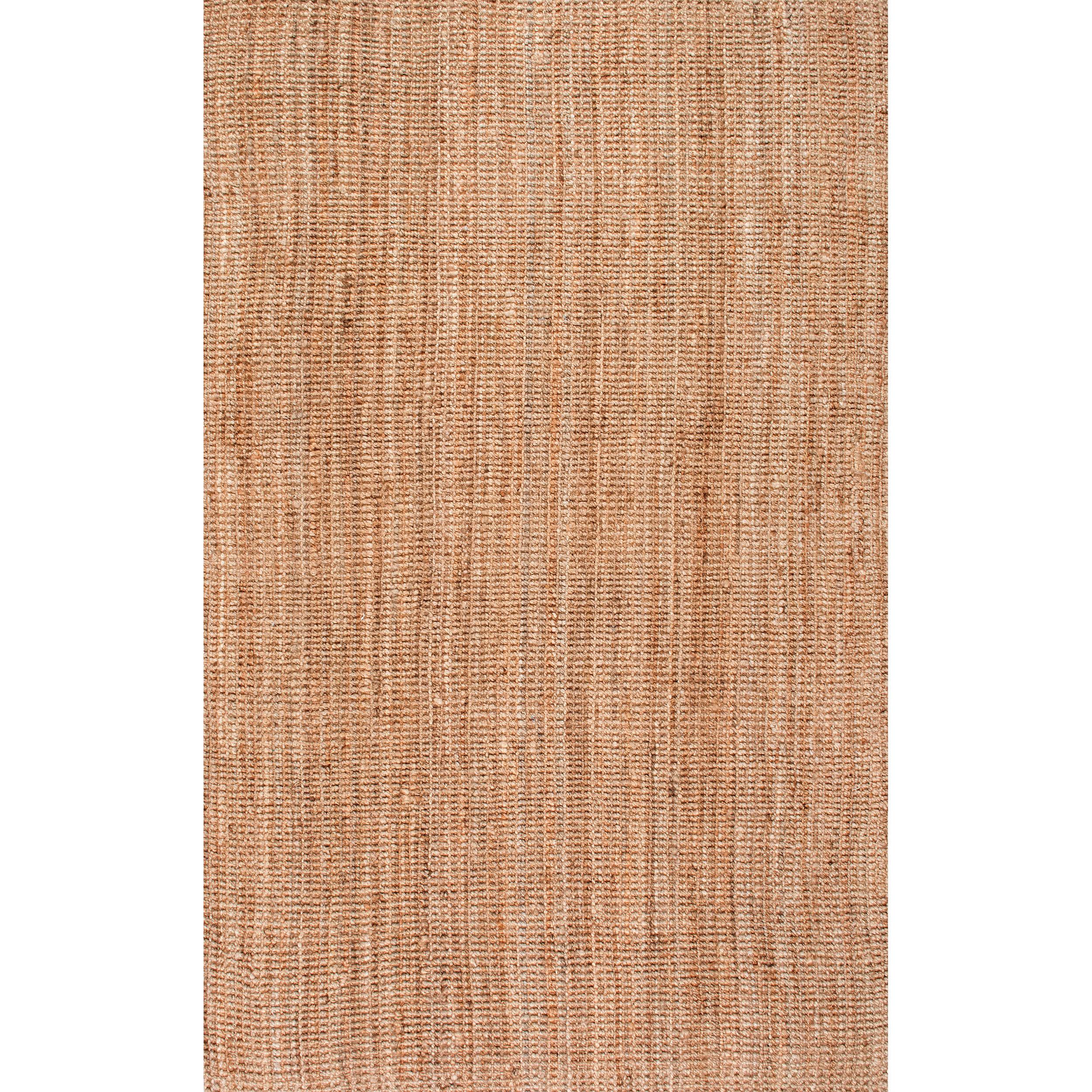 Ashli Solid Jute Area Rug - Remutear