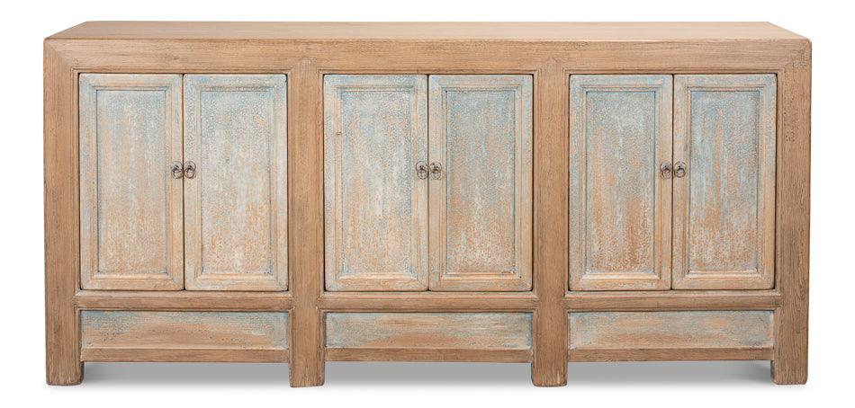 Gansu Sideboard - 6 Door - Pine - Remutear