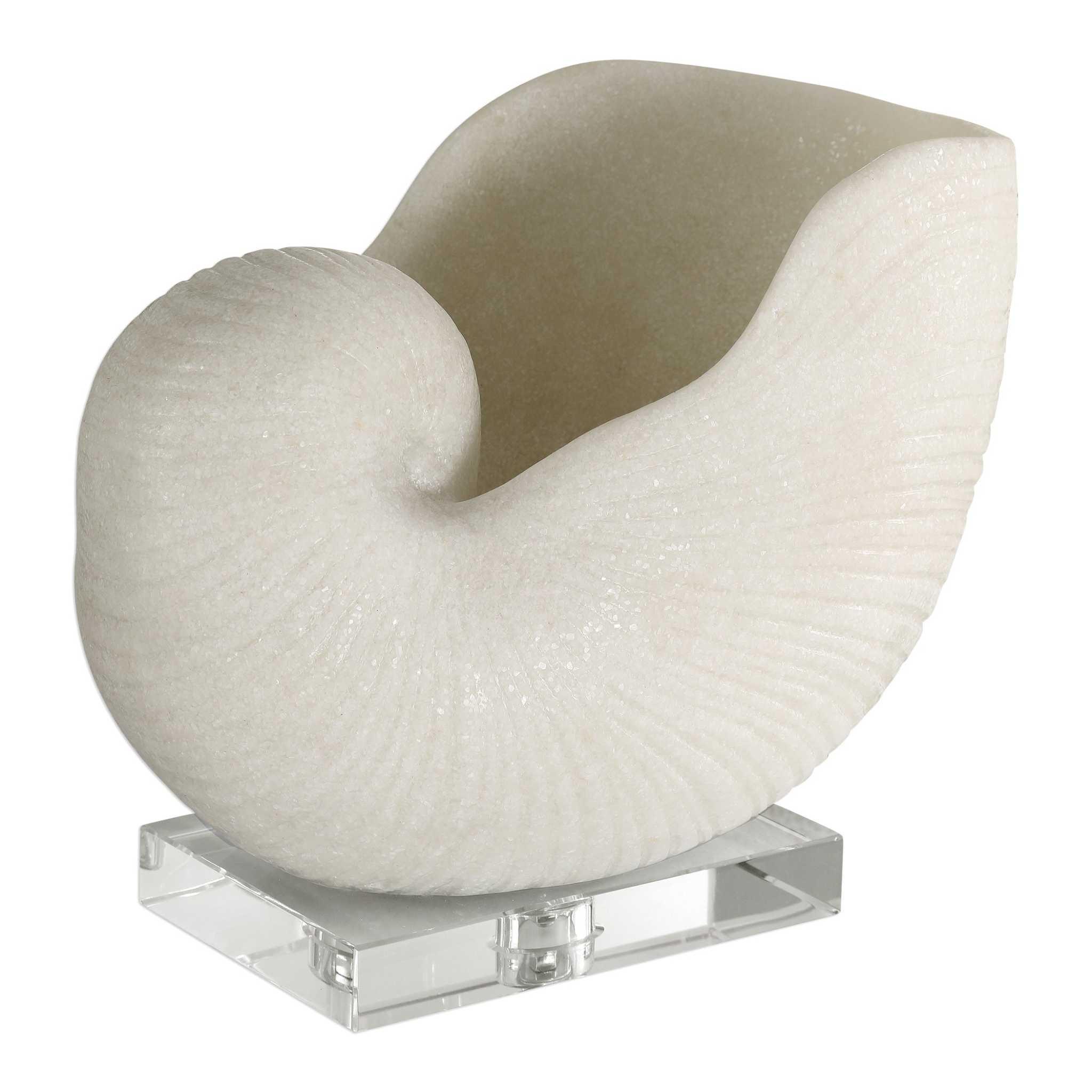 NAUTILUS SHELL SCULPTURE - Remutear