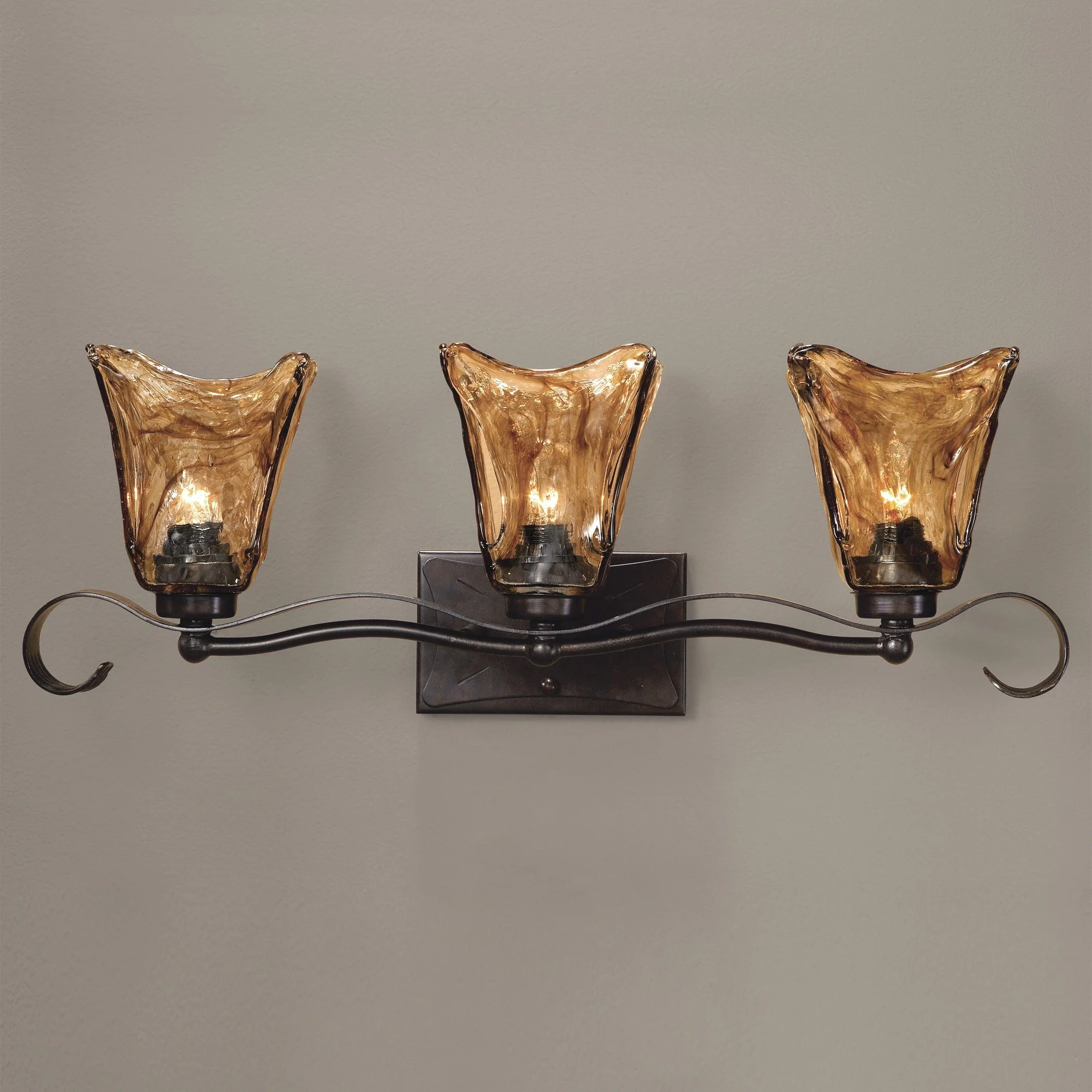 VETRAIO 3 LIGHT BRONZE VANITY STRIP - Remutear