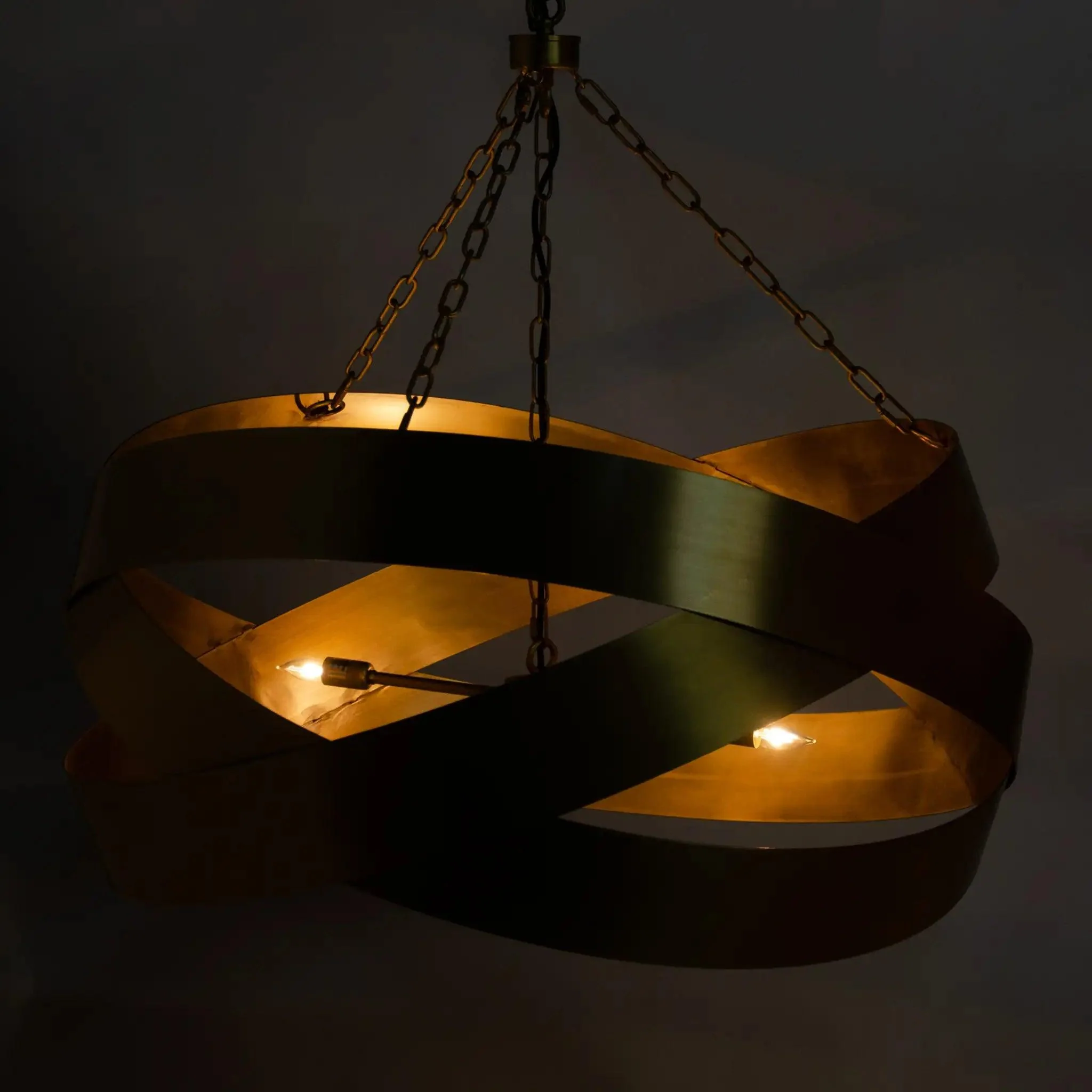 Orion Pendant, Metal with Brass Finish - Remutear