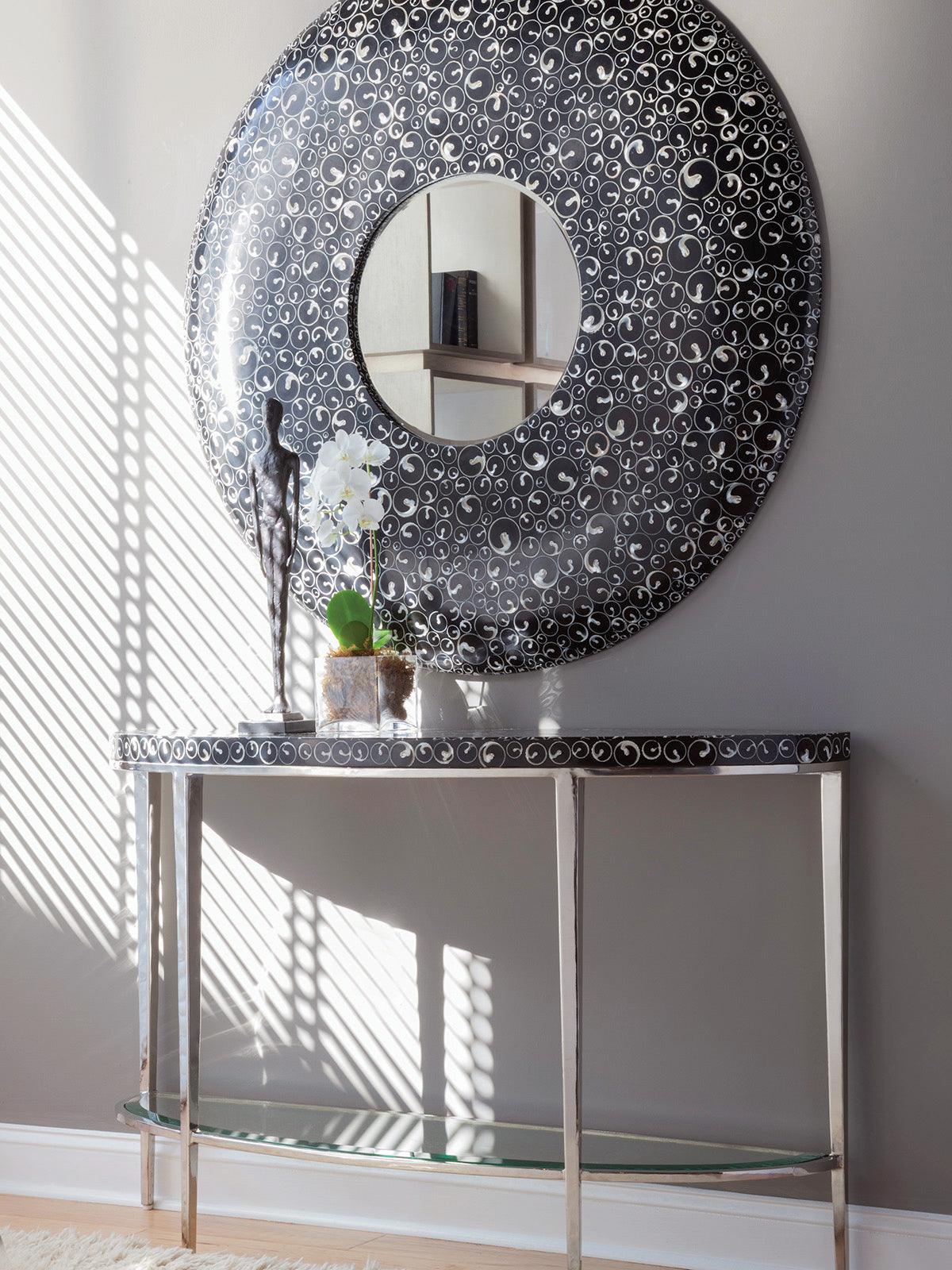 Signature Designs Mariana Round Mirror - Remutear