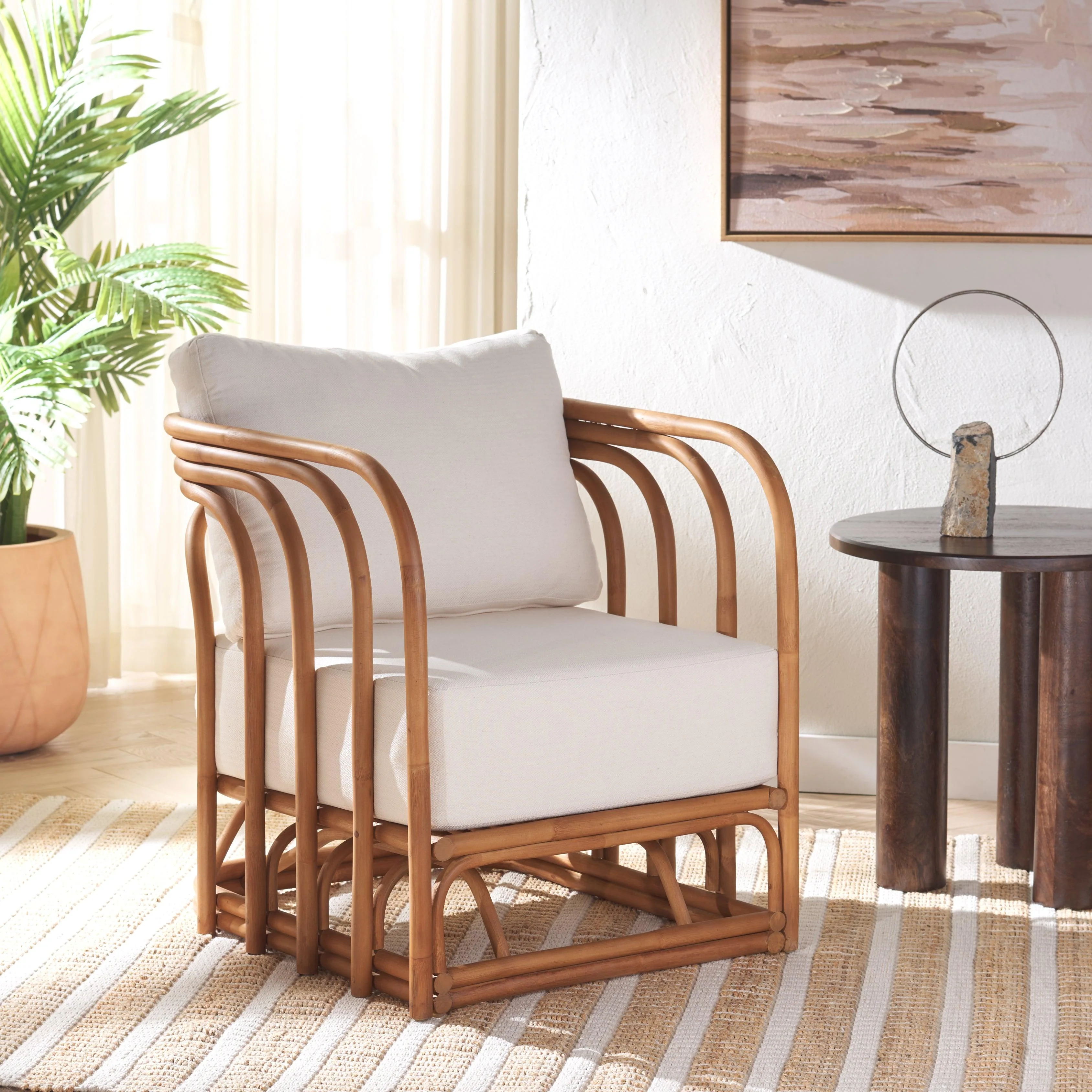 HARLOWE RATTAN ACCENT CHAIR - Remutear