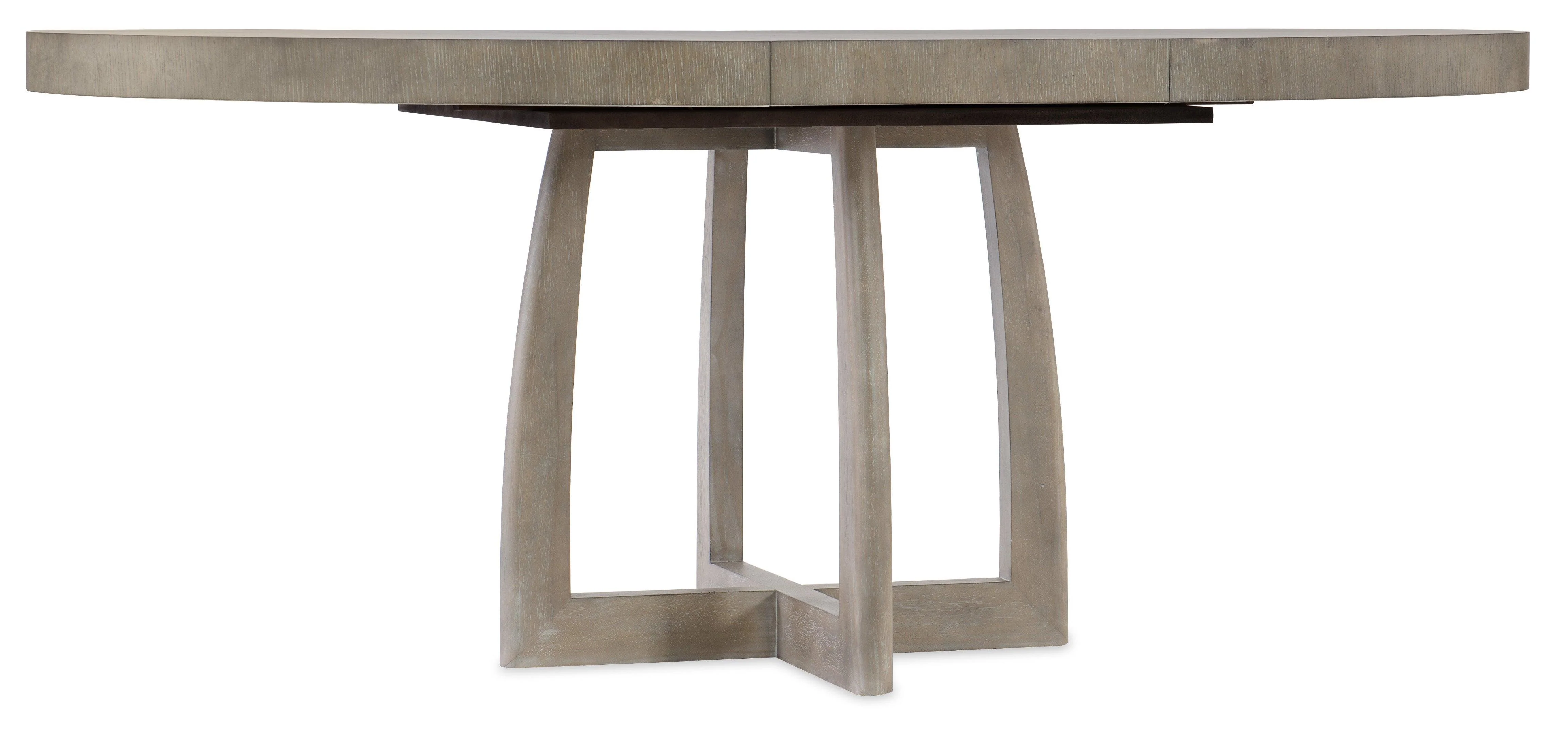 Affinity 48in Round Pedestal Dining Table with1-18in Leaf - Remutear