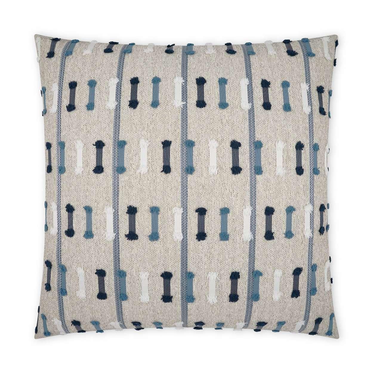 Outdoor Tassel Stripe Pillow - Remutear