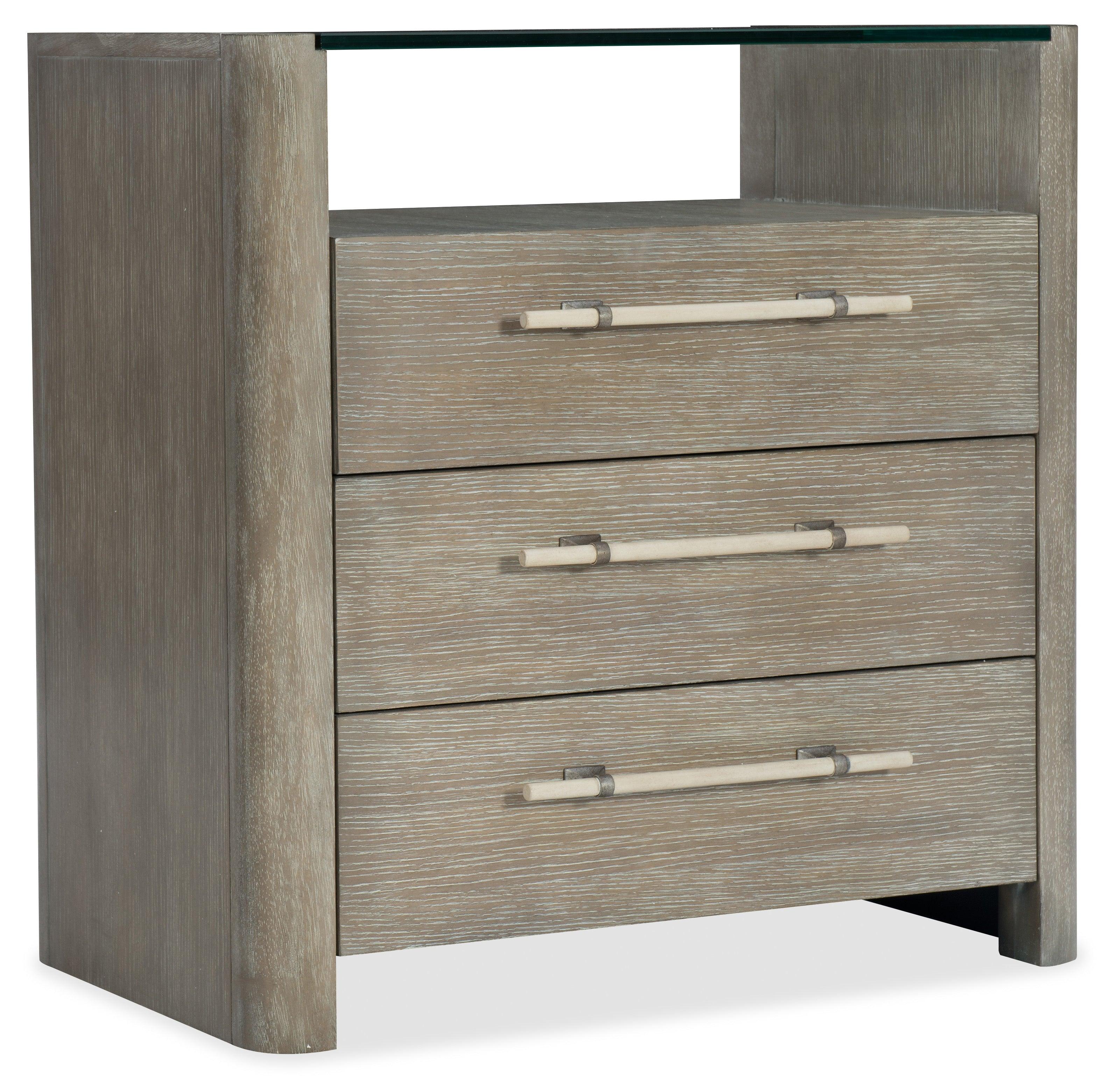 Affinity Three-Drawer Nightstand - Remutear