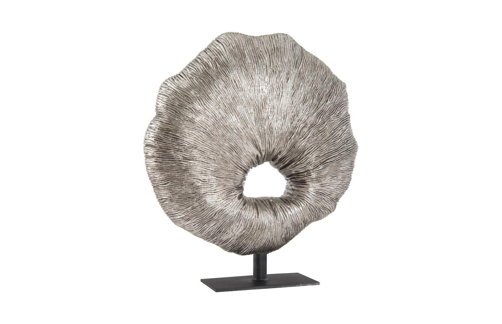 Fungia Sculpture, Silver Leaf - Remutear