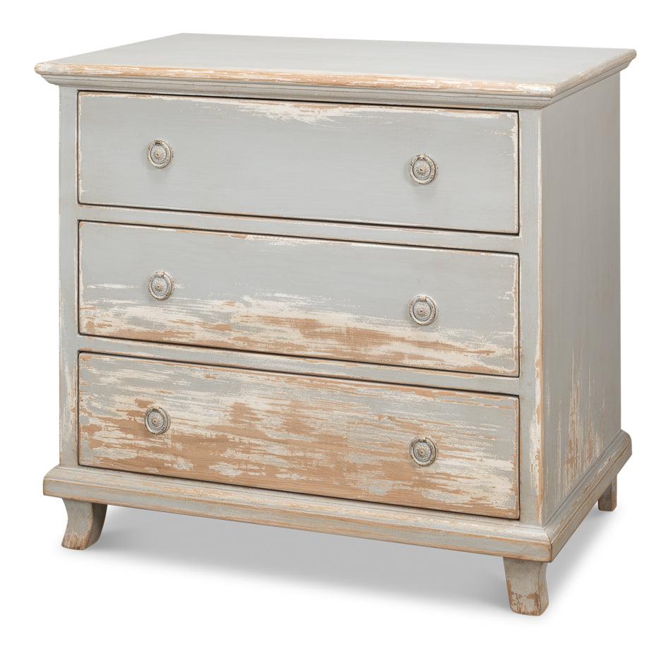 Petit Maison Commode Grey & White - Remutear