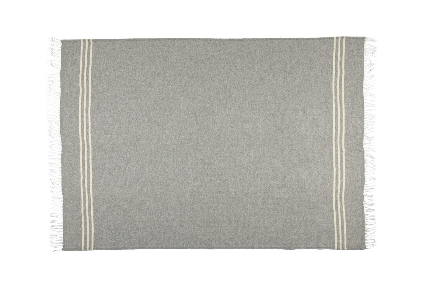 Newberry Woven Throw Grey - Remutear