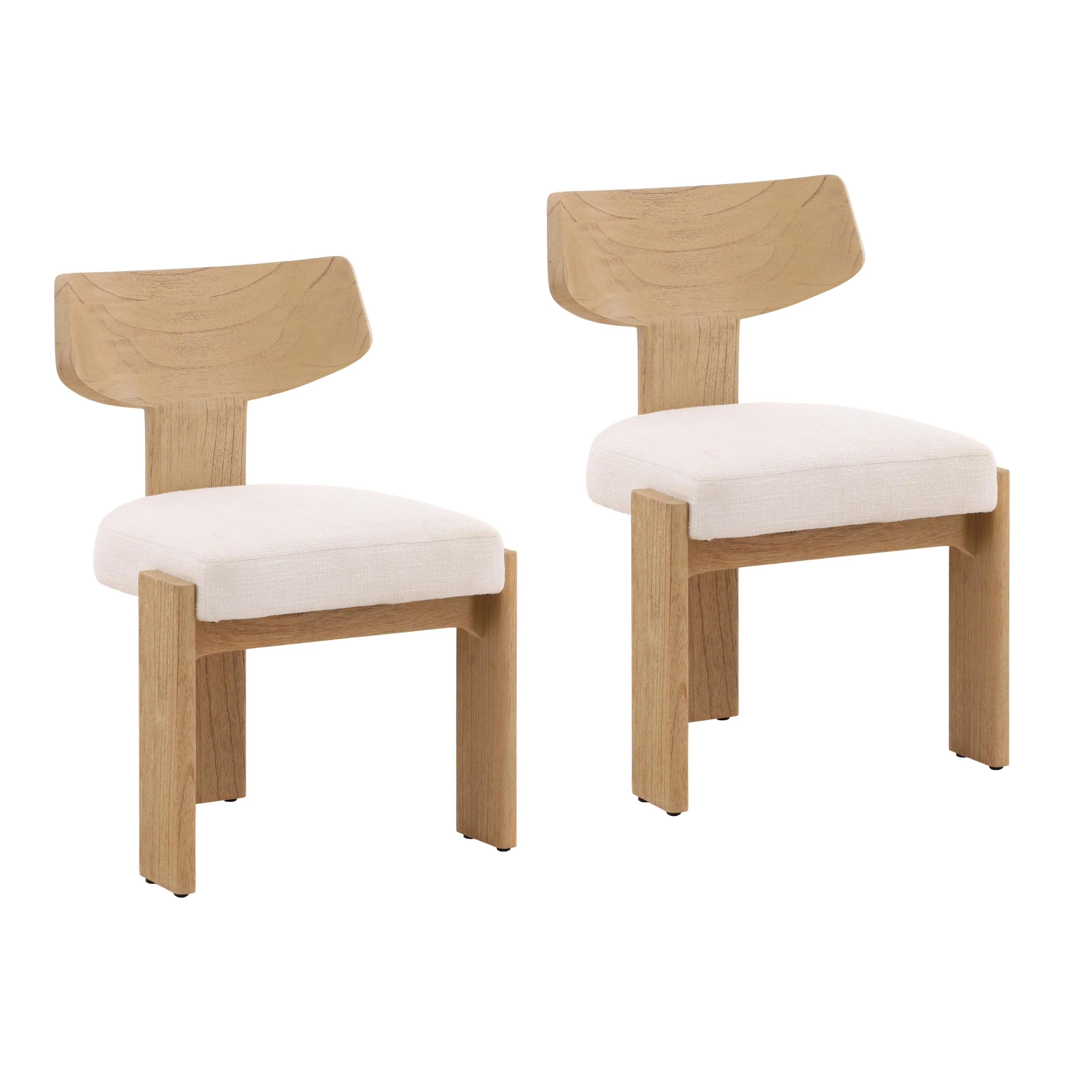 Iain Dining Chair Set of 2 Natural - Remutear