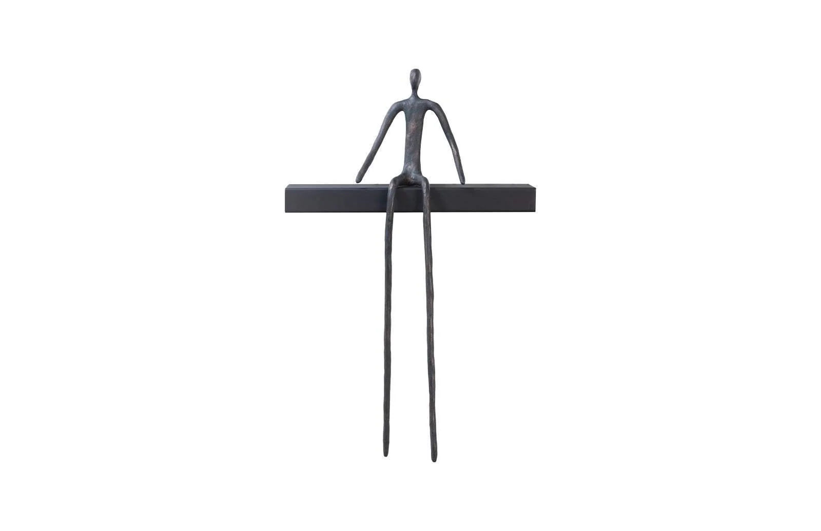 Moveable Man On Short Shelf , Sitting, A - Remutear
