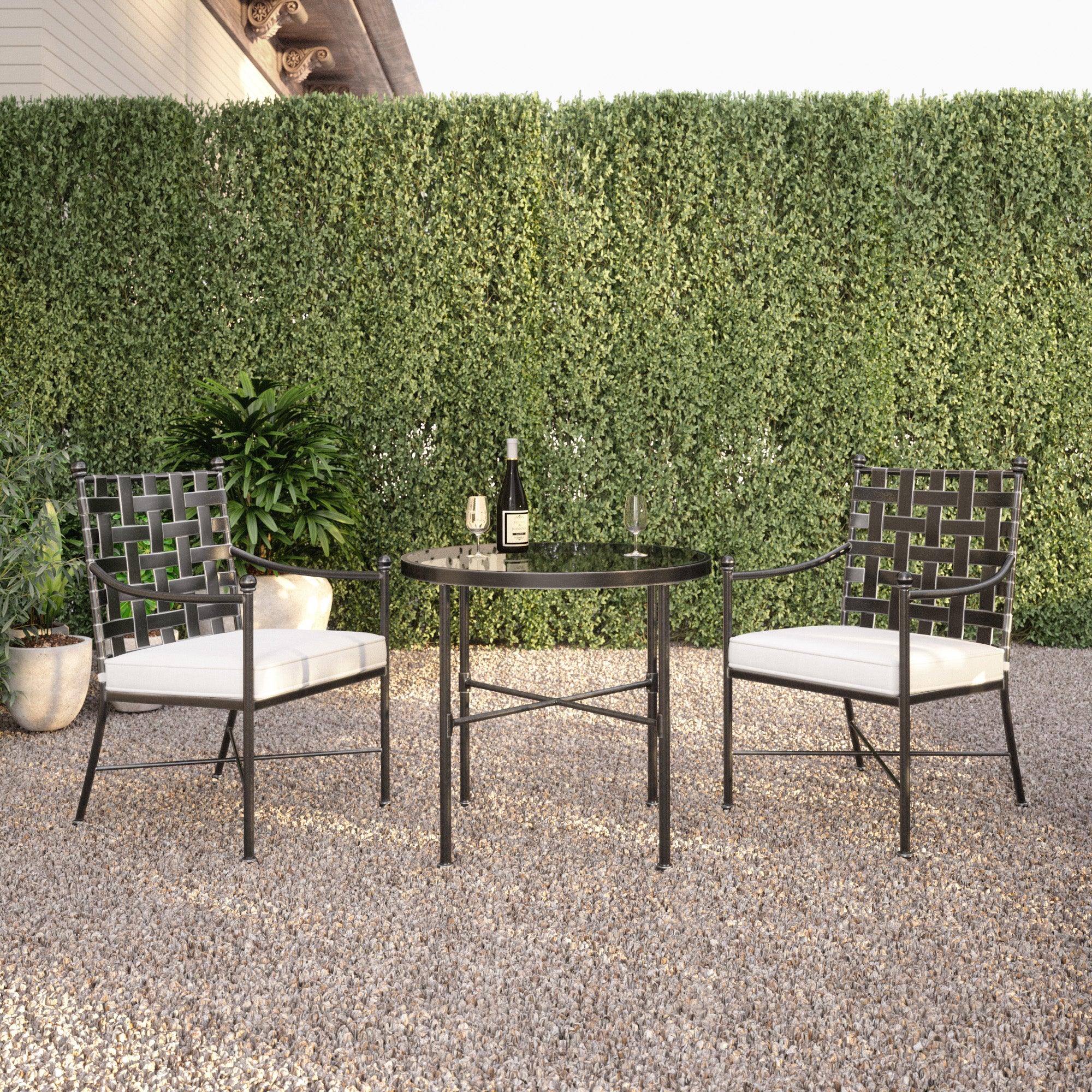 Provence Dining Chair in Canvas Flax w/ Self Welt - Remutear