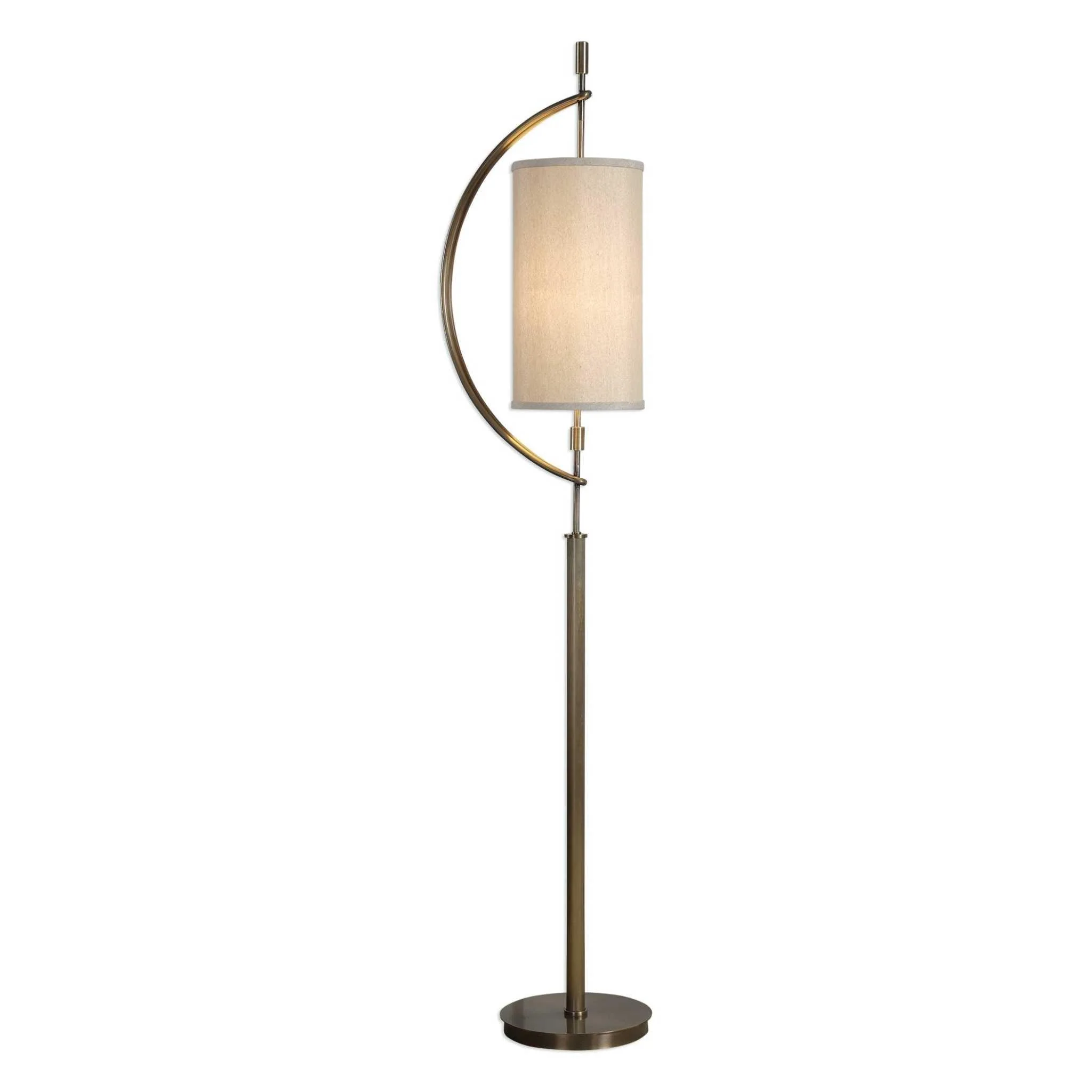 Balaour Antique Brass Floor Lamp - Remutear
