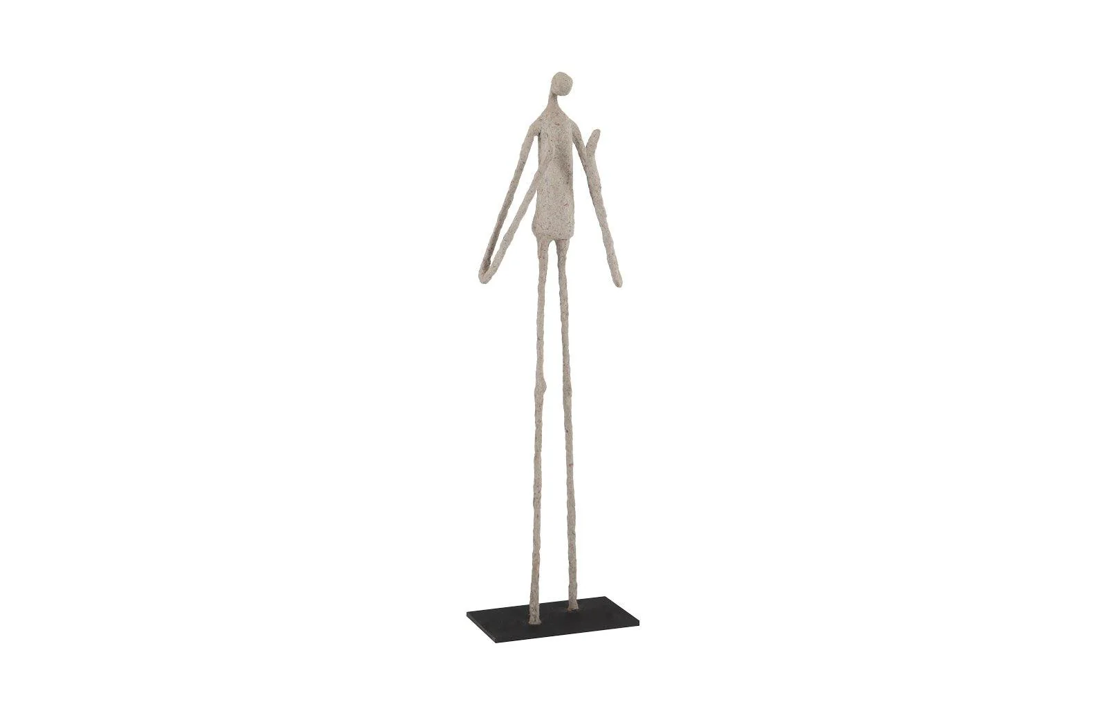 Human Sculpture, Arms Down, Paper Mache - Remutear
