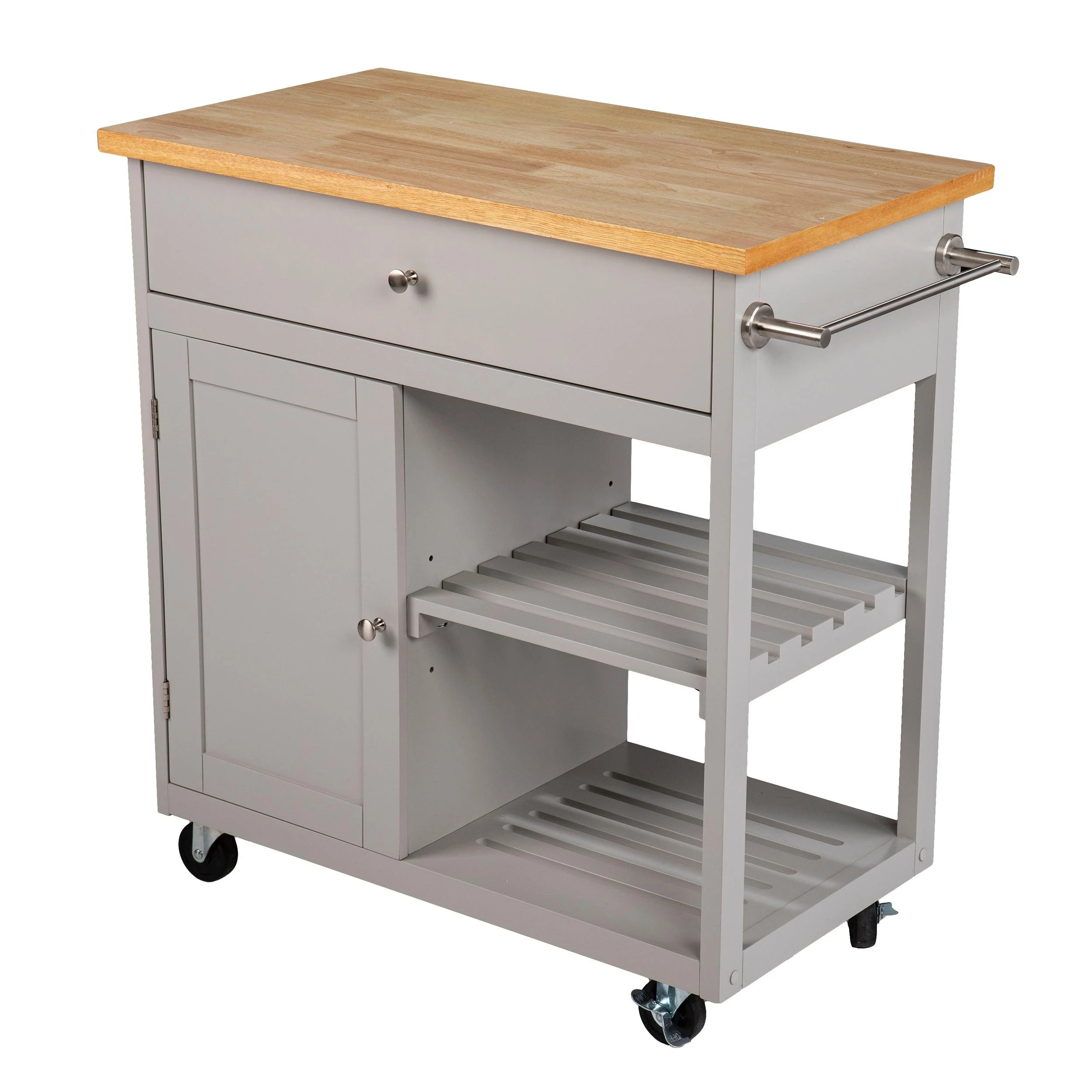 Rolling Kitchen Island w/ Storage - Remutear