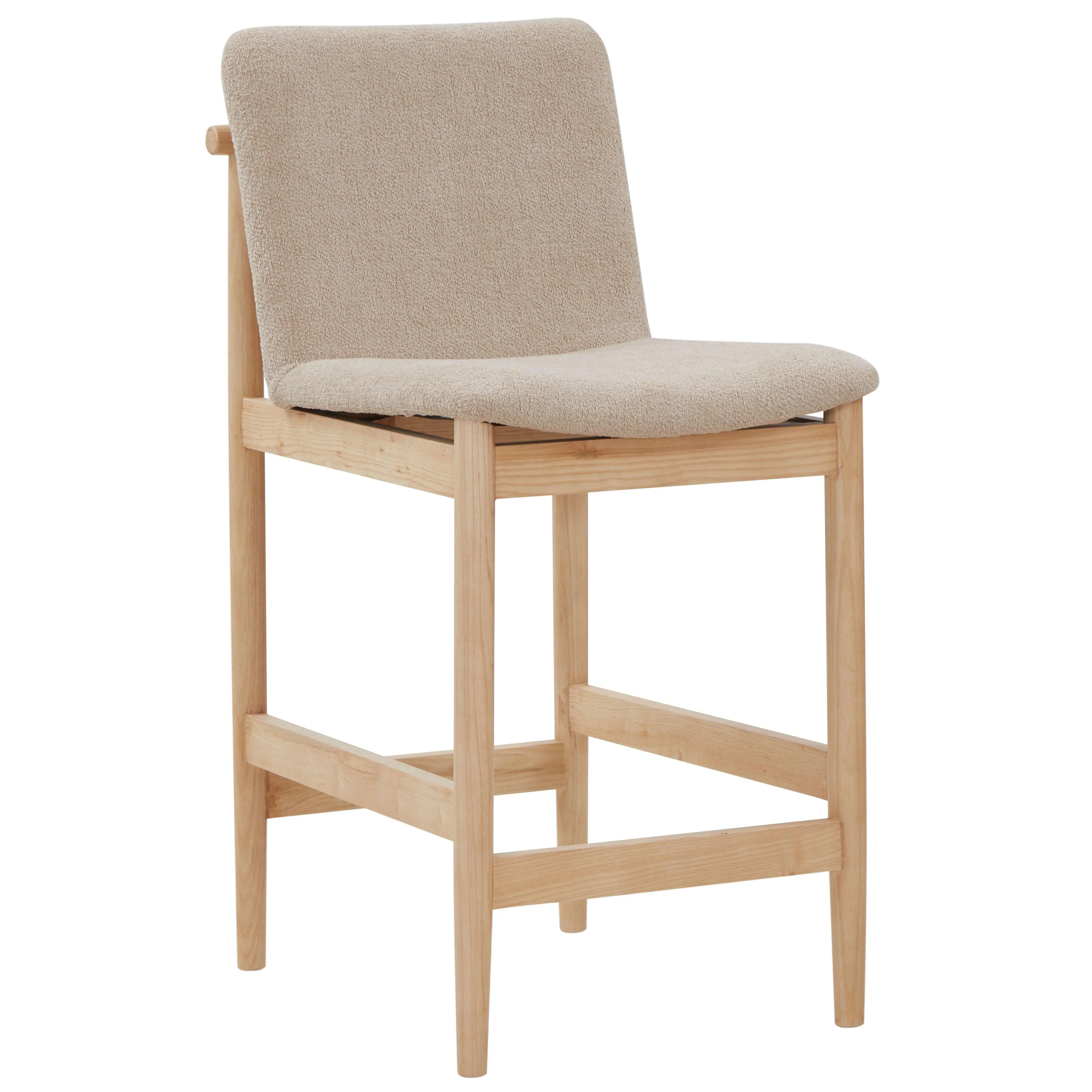 ABRIELLA BOUCLE COUNTER STOOL - Remutear