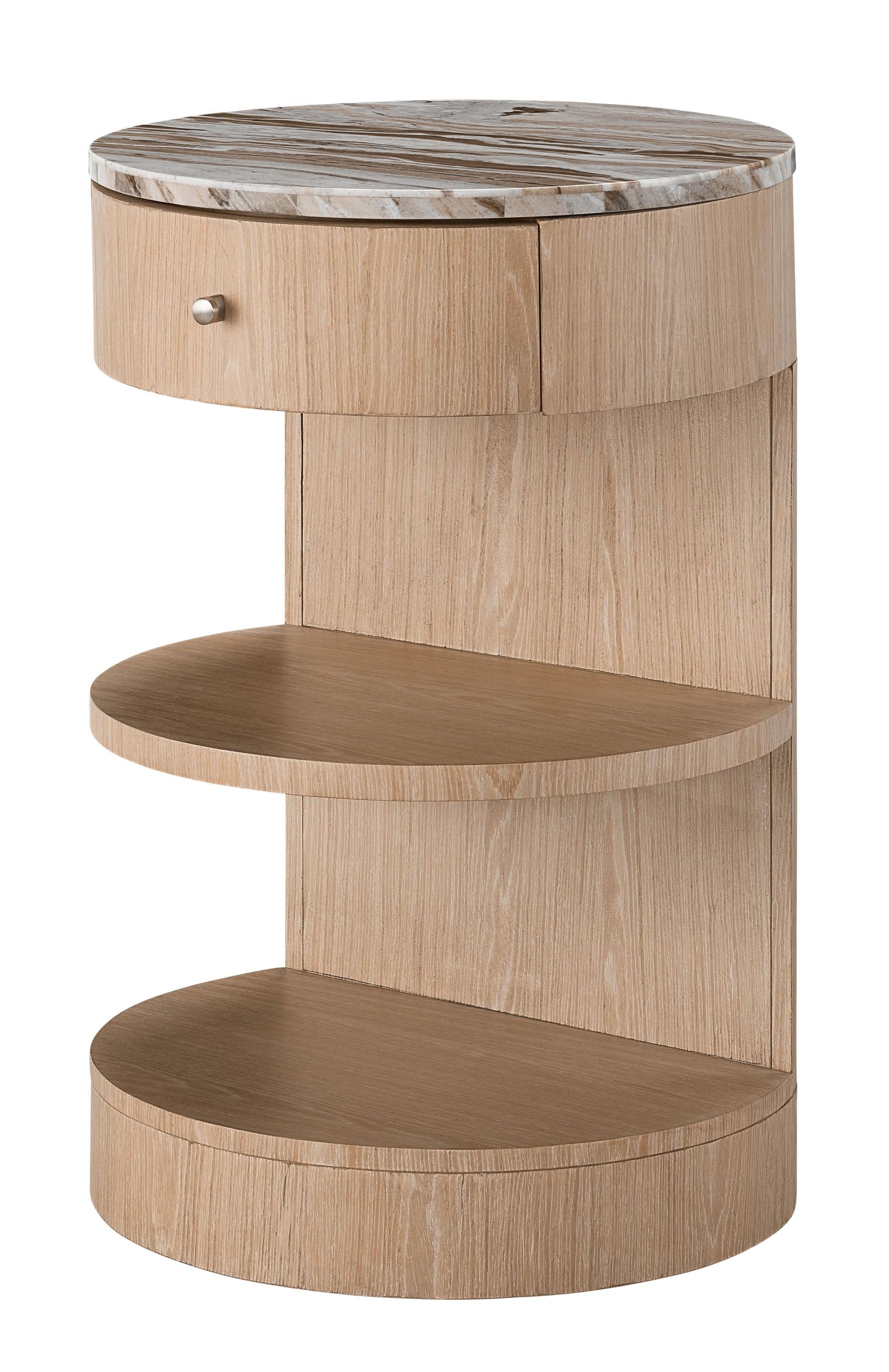 Modern Nomad Round Nighstand - Remutear