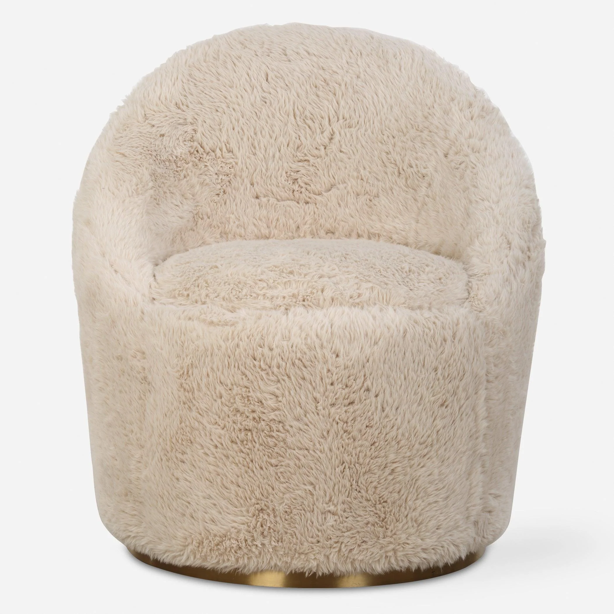 Crue Sheepskin Swivel Chair - Remutear