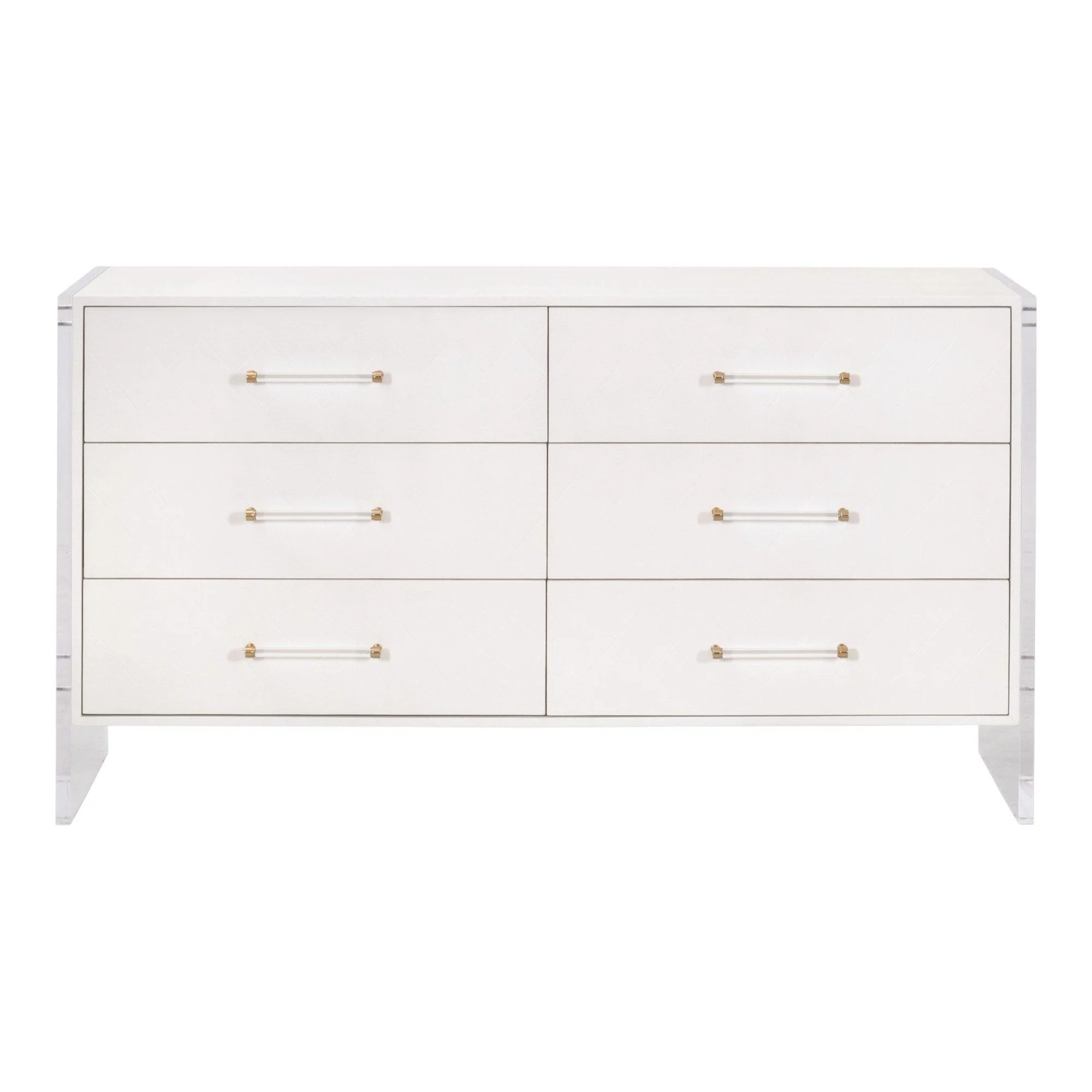 Sonia Shagreen 6-Drawer Double Dresser - Remutear