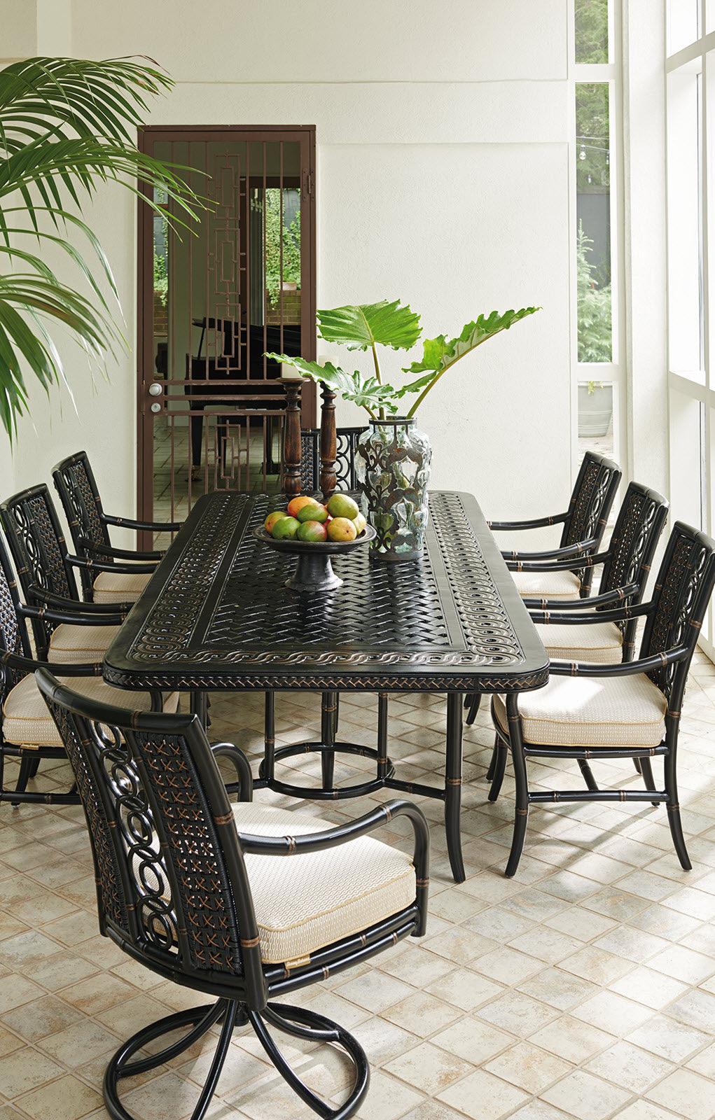 Marimba Dining Table W/Cast Top - Remutear