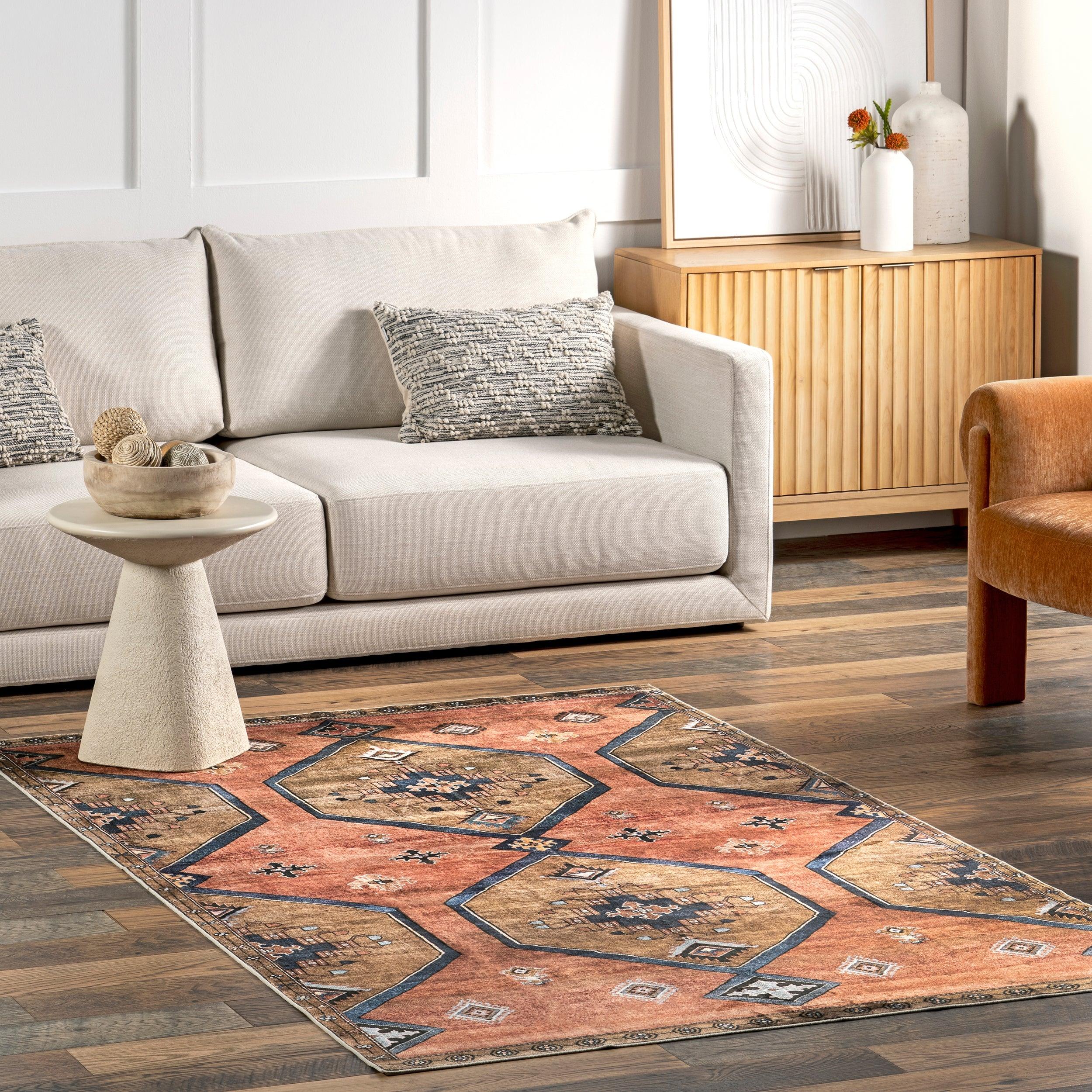 Judy Traditional Persian Machine Washable Area Rug - Remutear