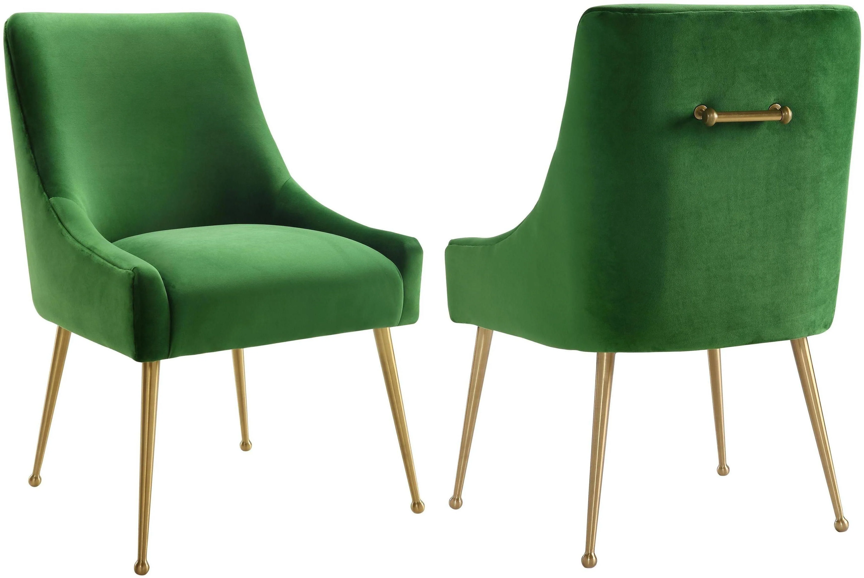 Beatrix Green Velvet Side Chair - Remutear