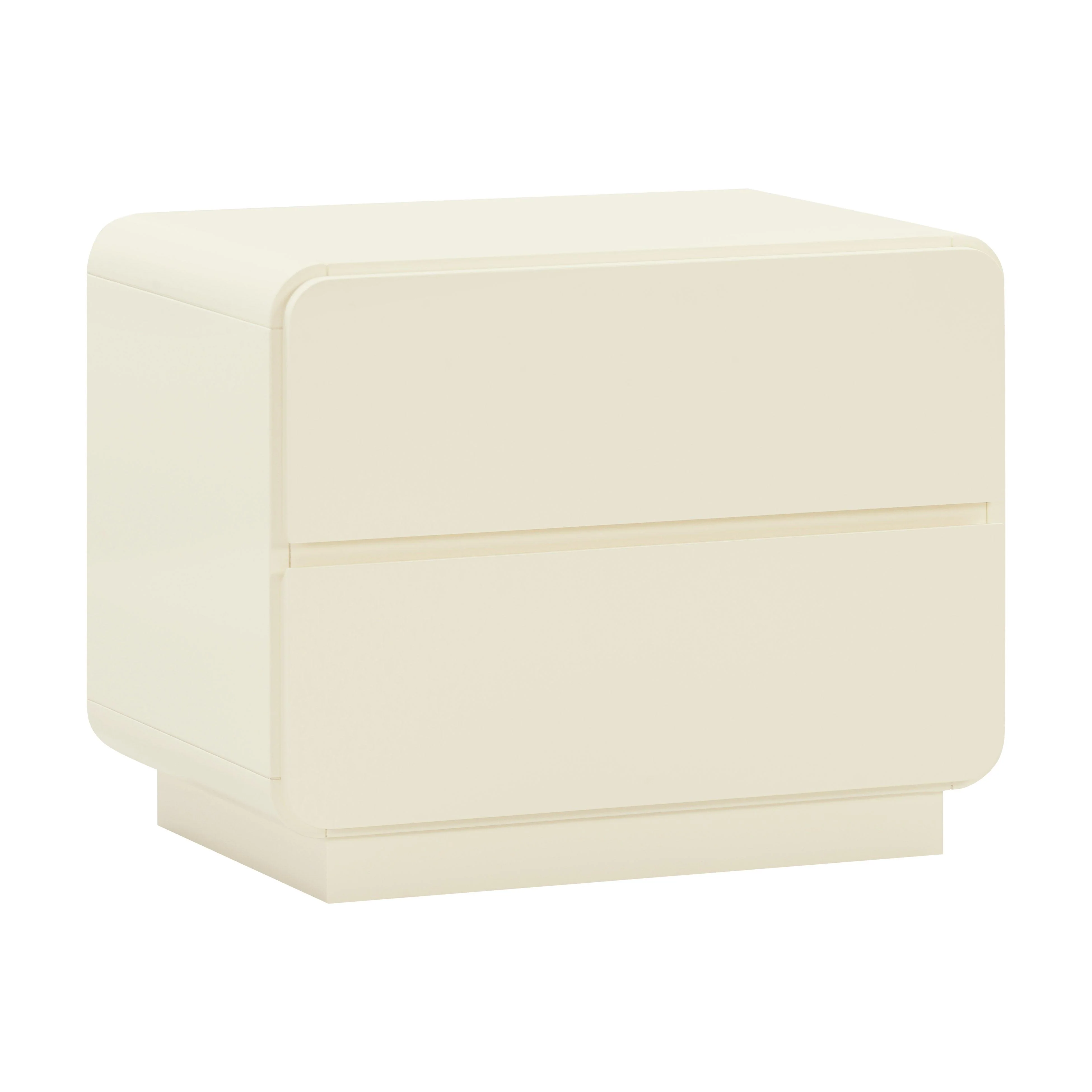 Sagura Cream Nightstand - Remutear