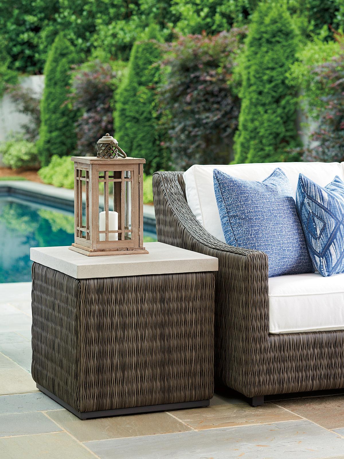 Ocean Terrace Square End Table - Remutear