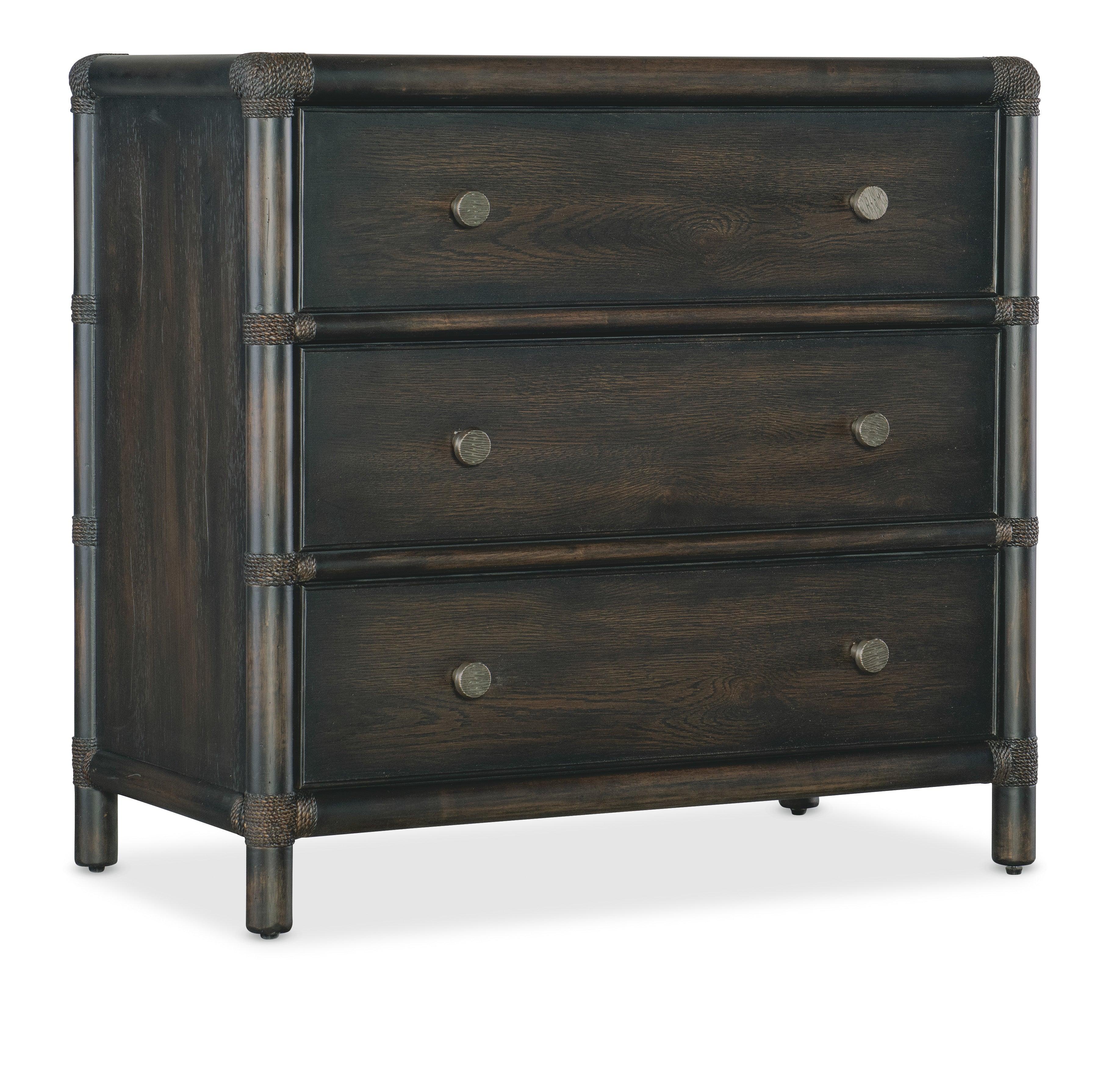 Retreat Pole Rattan Nightstand - Remutear