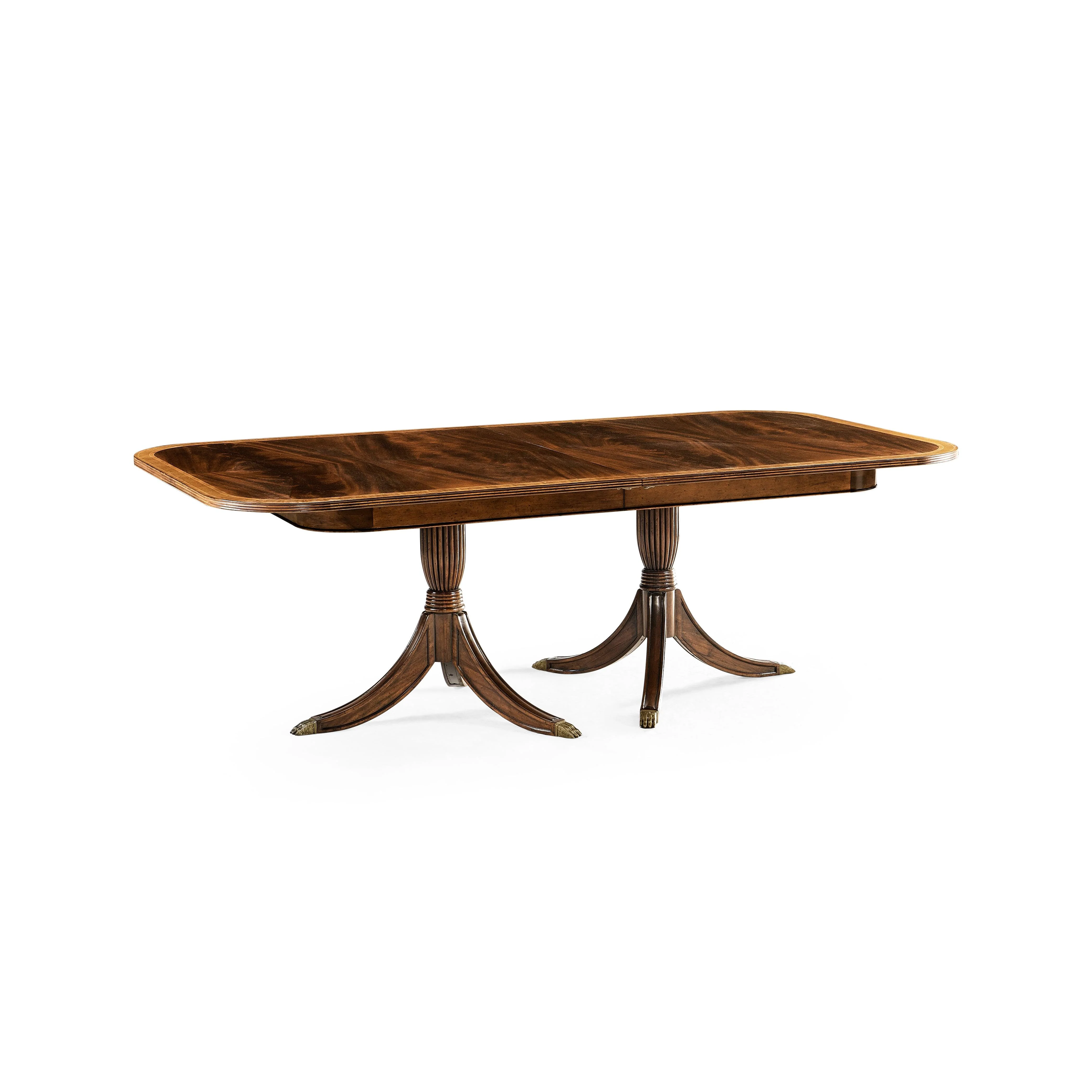 Windsor Regency Two-Leaf Mahogany Dining Table - Remutear