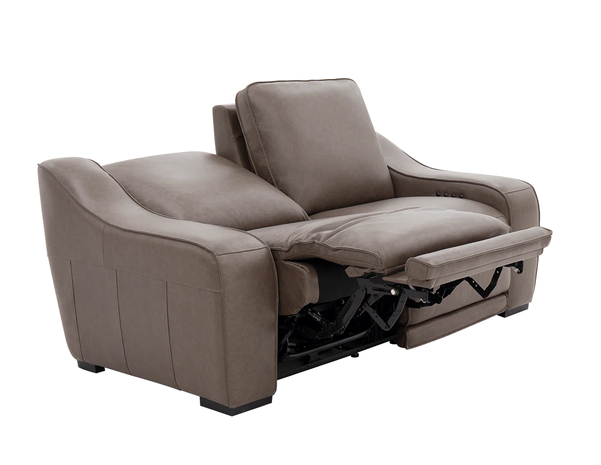 Maxfield Power Reclining Loveseat w/Power Head Rests - Remutear